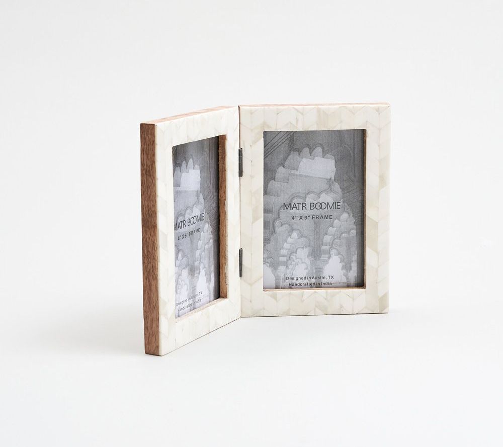 Matr Boomie Artemis Hinged Frame Pearl 4 x 6