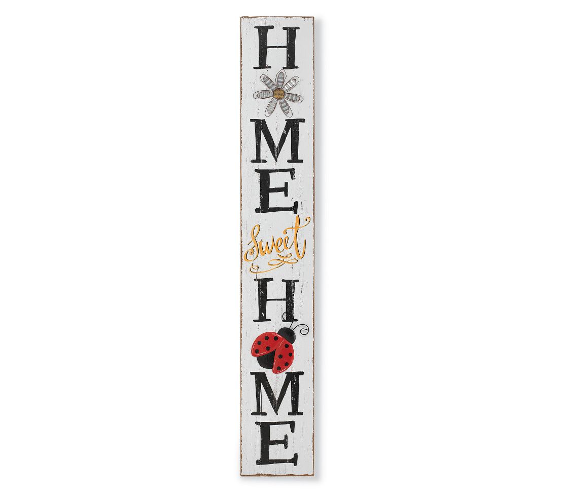 59"H Wood Home Sweet Home Sign by Gerson Co