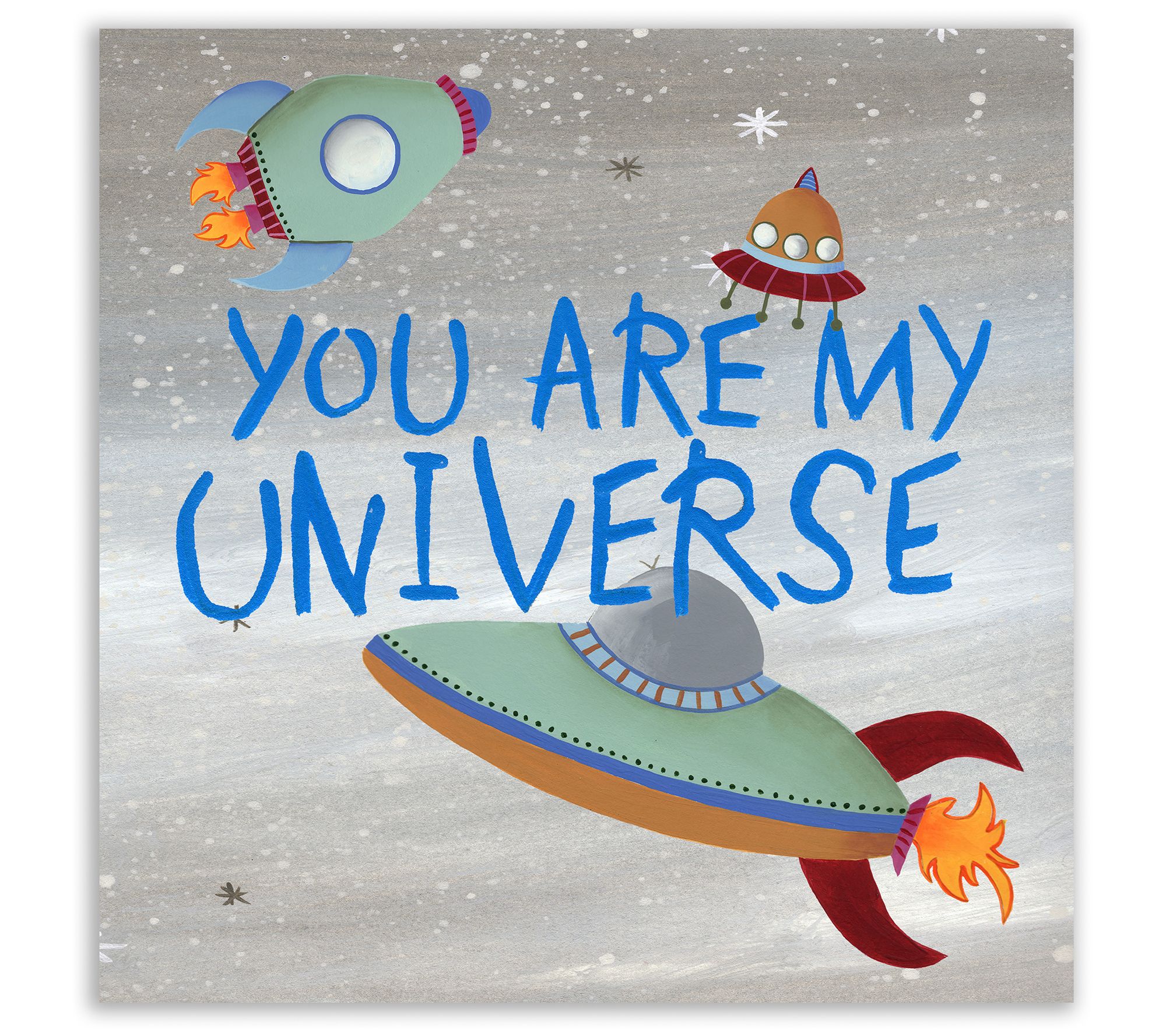 Courtside Market Future Space Explorer III 16"x 16" Canvas