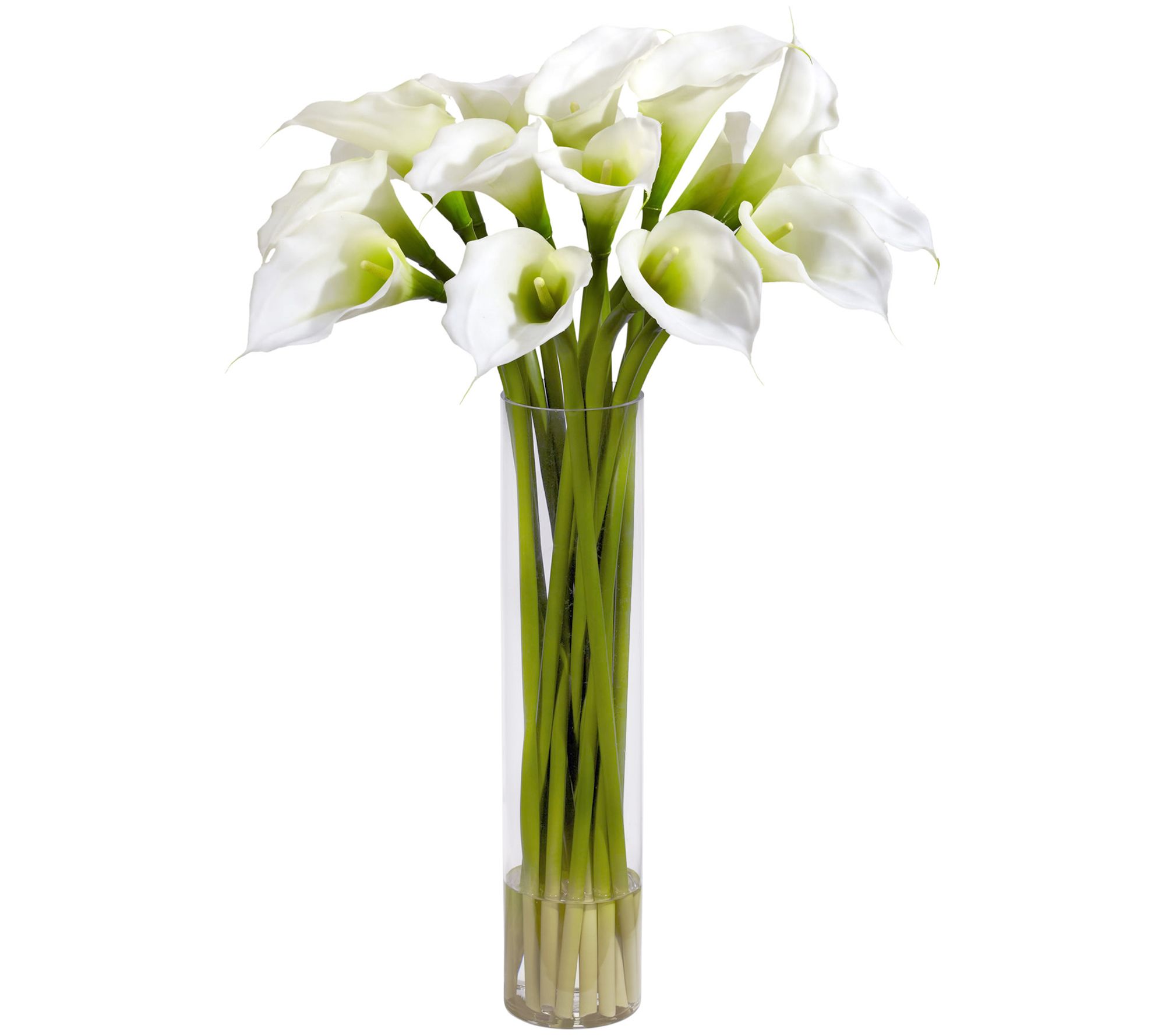 Calla Lily with Cylinder Arrangement by NearlyNatural