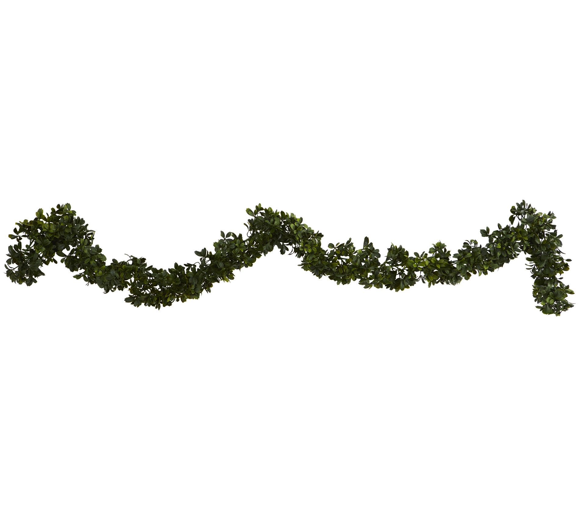 Set of 4 6' Boxwood Artificial Garlands by Nearly Natural