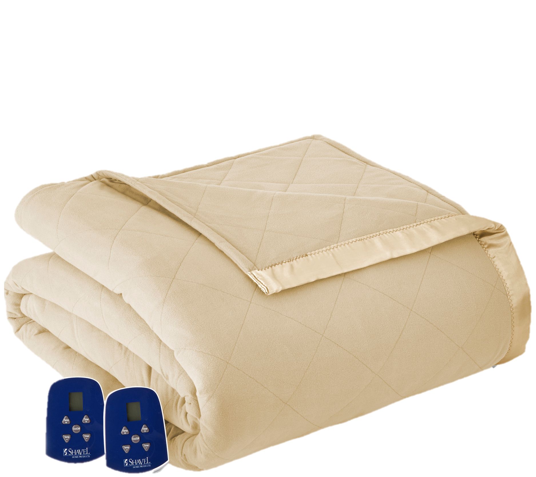 Shavel Micro Flannel Twin Electric Comforter Blanket