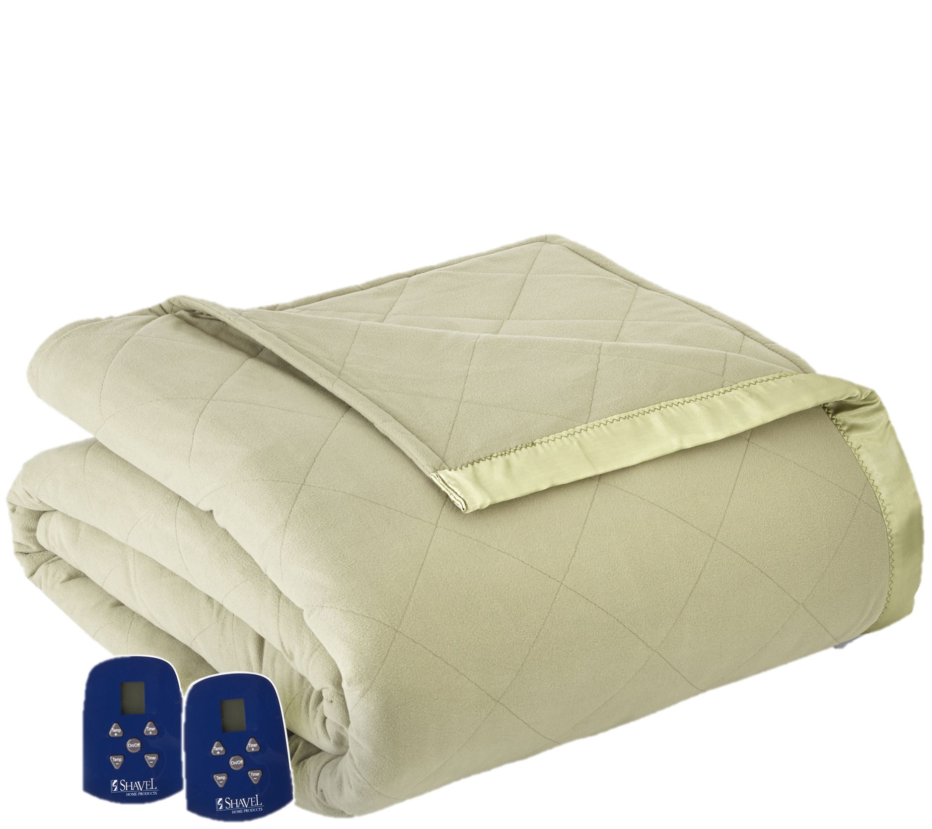 Shavel Micro Flannel Twin Electric Comforter Blanket