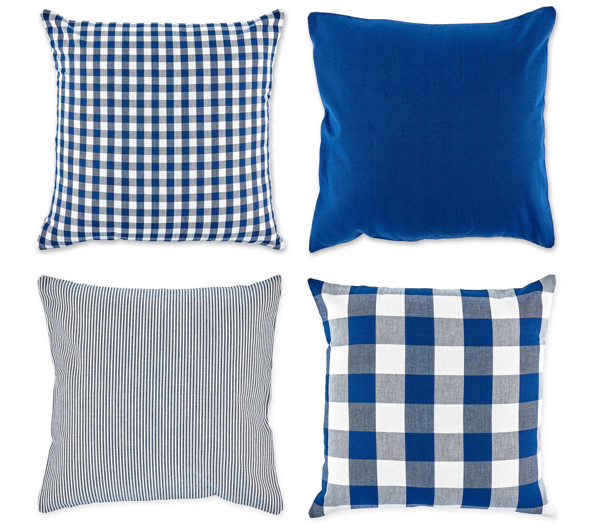 Design Imports Assorted Pillow Covers S/4