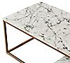 Teamson Home Marmo Coffee Table - Faux Marble/rass, 2 of 6