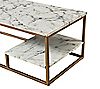 Teamson Home Marmo Coffee Table - Faux Marble/rass, 3 of 6