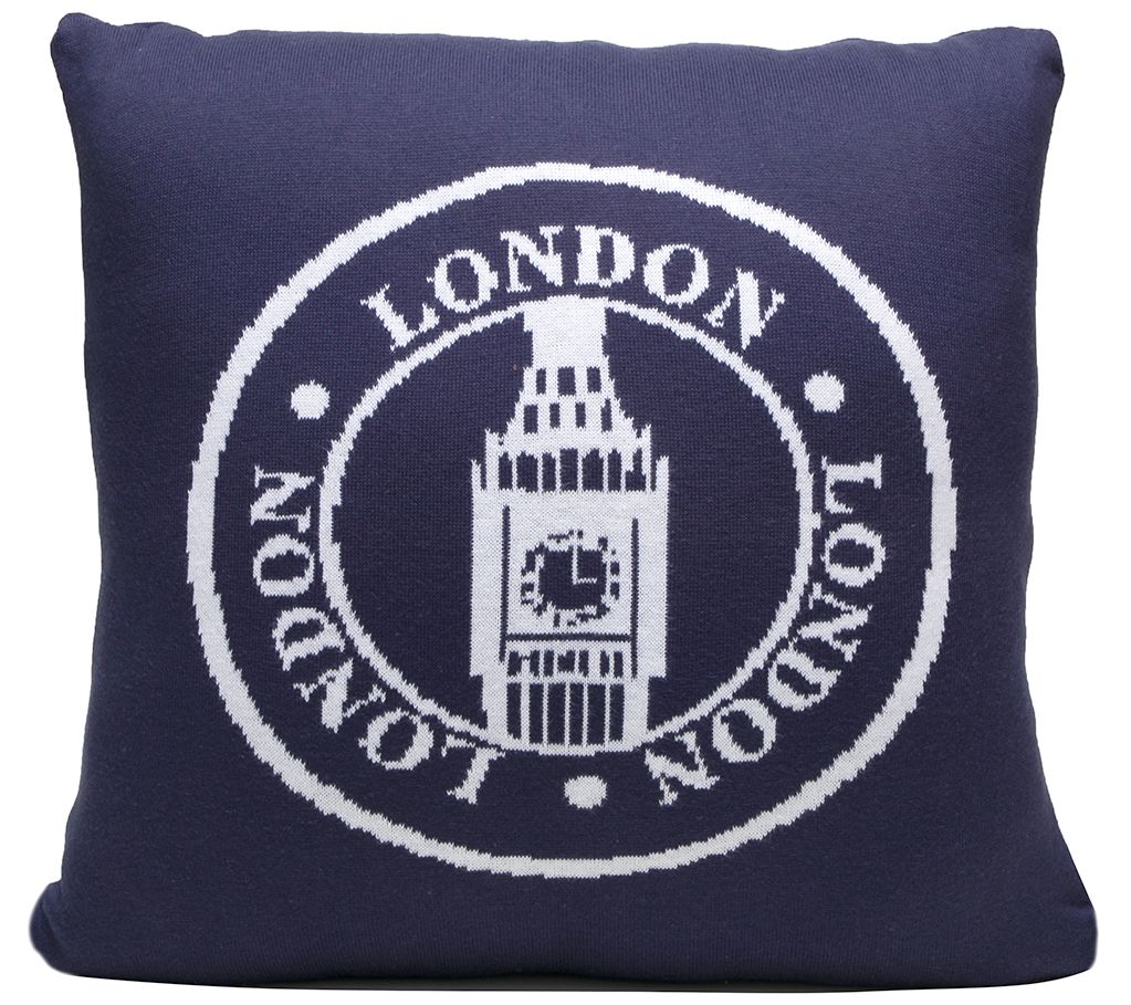 Rian Tricot Cushion - London Seal