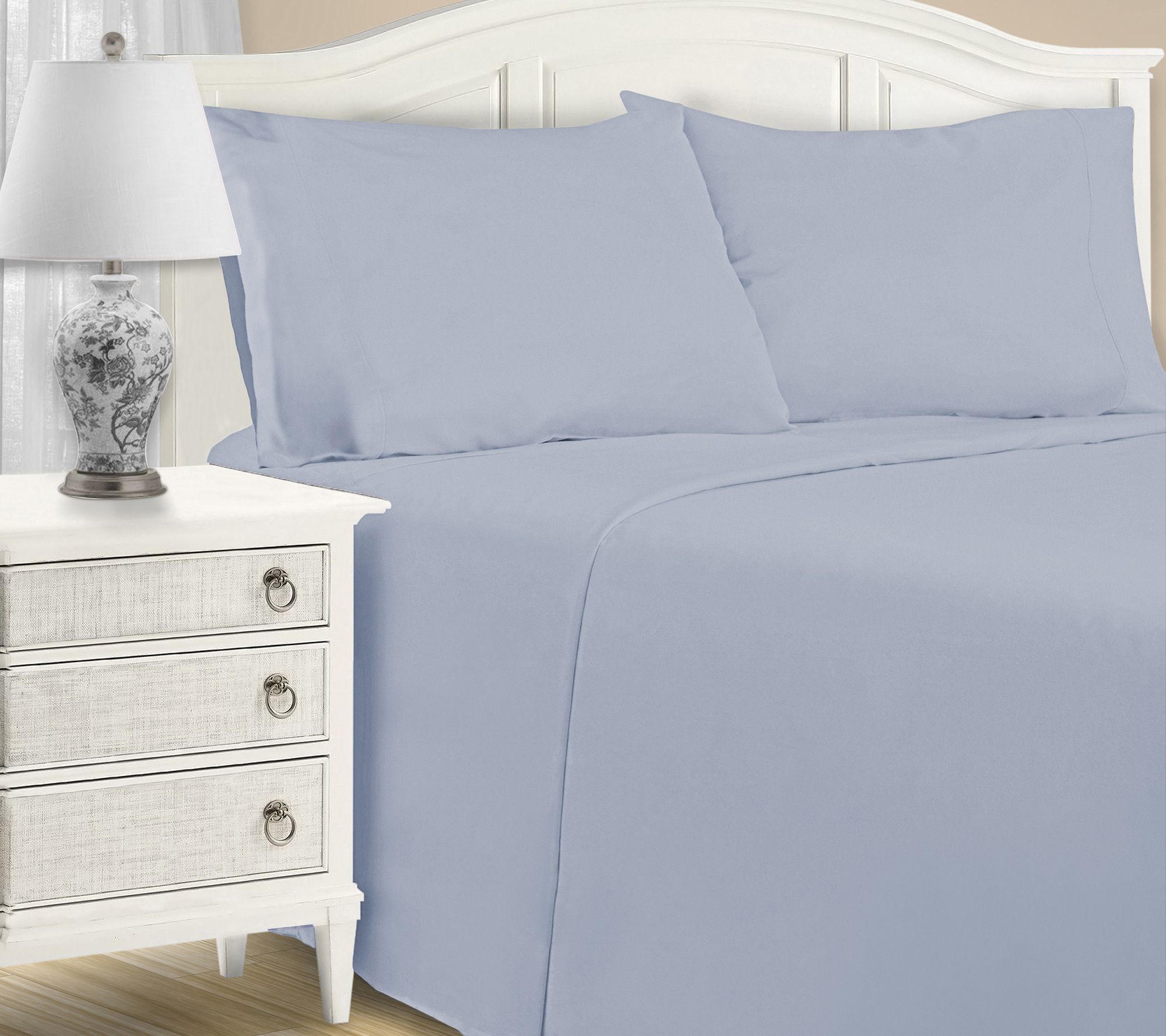 Superior 1200TC Cotton Blend Deep Pocket Bed Sheet Set, Queen