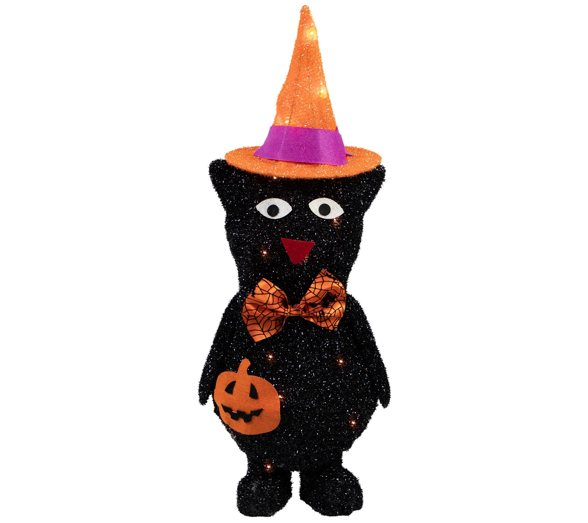 Northlight 24" Lit Black Cat Halloween Yard Dec oration