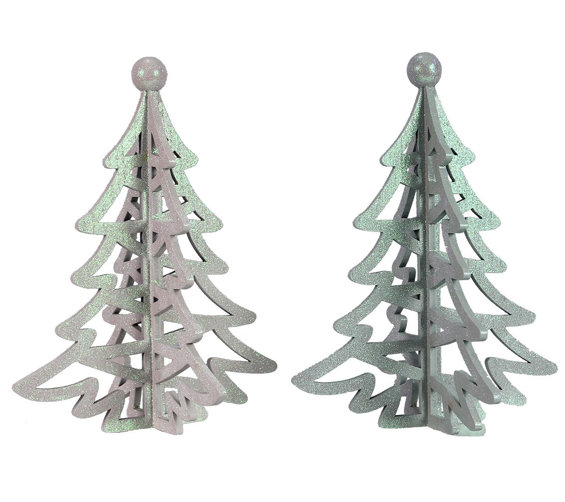 Young's Sign of 2 Frosty Winter Tabletop Signs