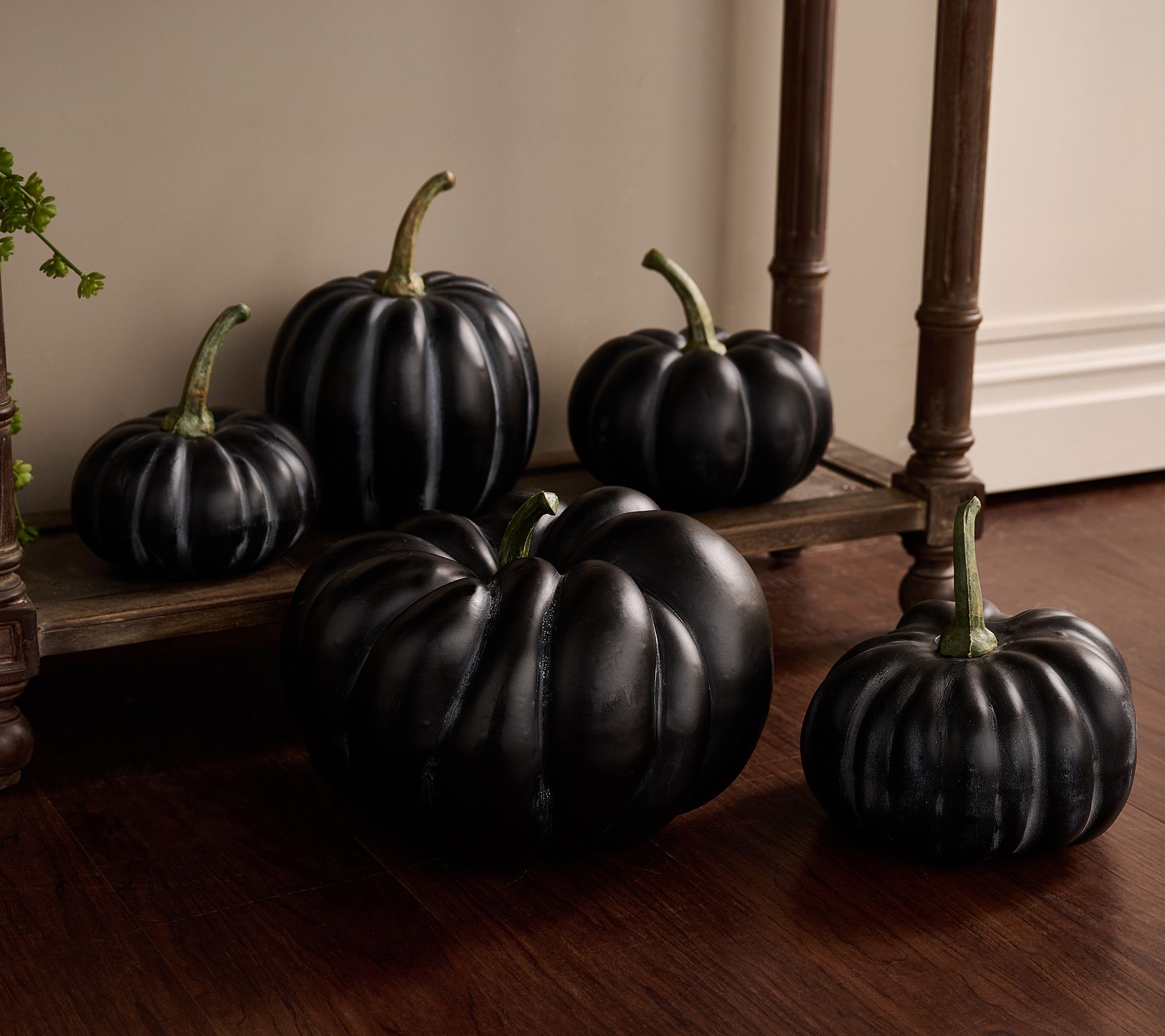 Simply Stunning Set of 5 Fairytale Pumpkins by Janine Graff
