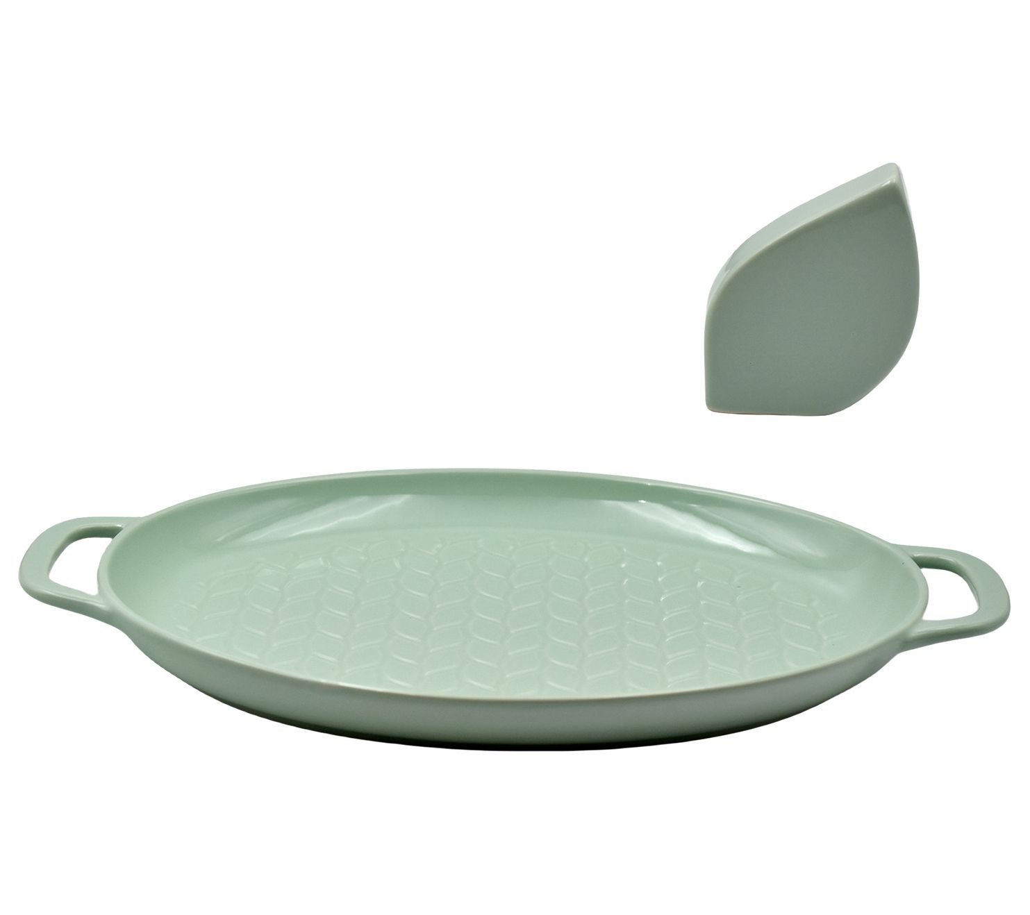 Temp-tations Carved Willow Special Edition Oval Deep Dish Giving Plate