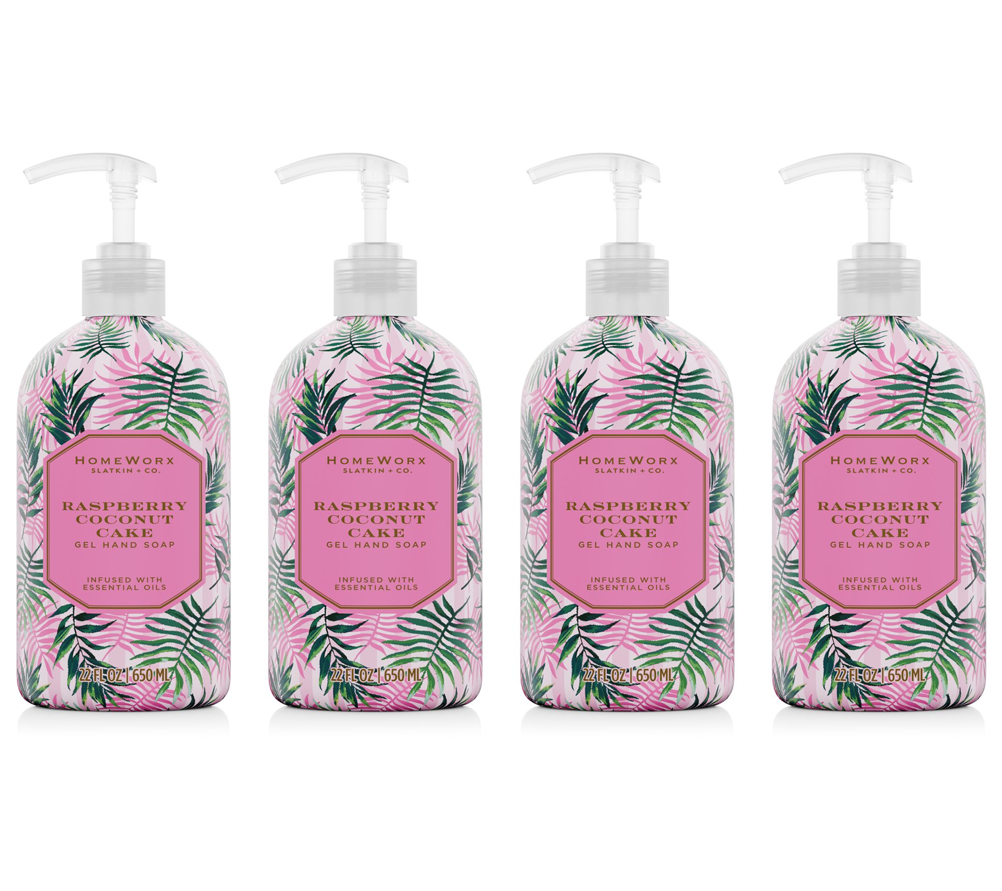 HomeWorx by Slatkin + Co. Set of 4 22oz. Hand Soaps