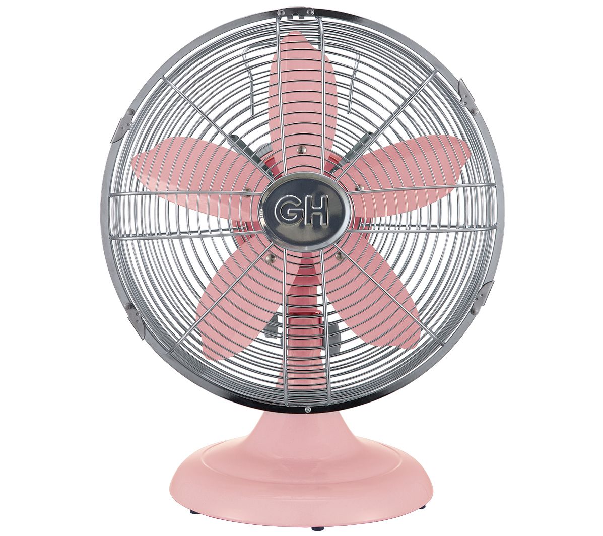 Good Housekeeping All-Metal 3-Speed 12" Oscillating Table Fan