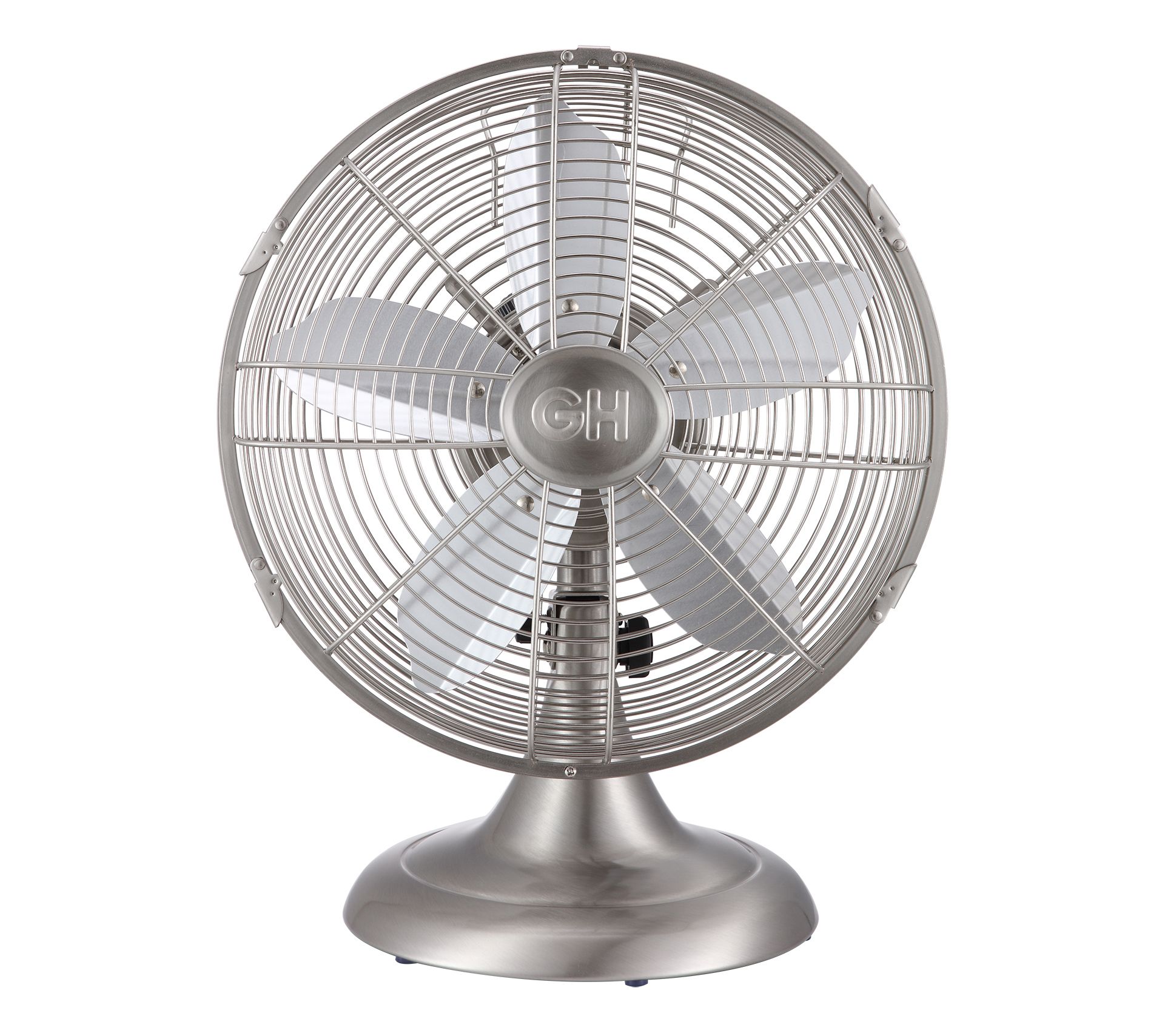 Good Housekeeping All-Metal 3-Speed 12" Oscillating Table Fan