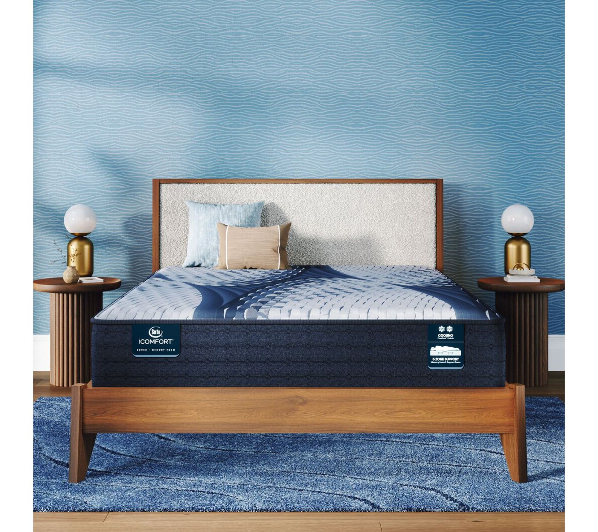 iComfort Aveda 12" Memory Foam Plush Mattress -Twin XL