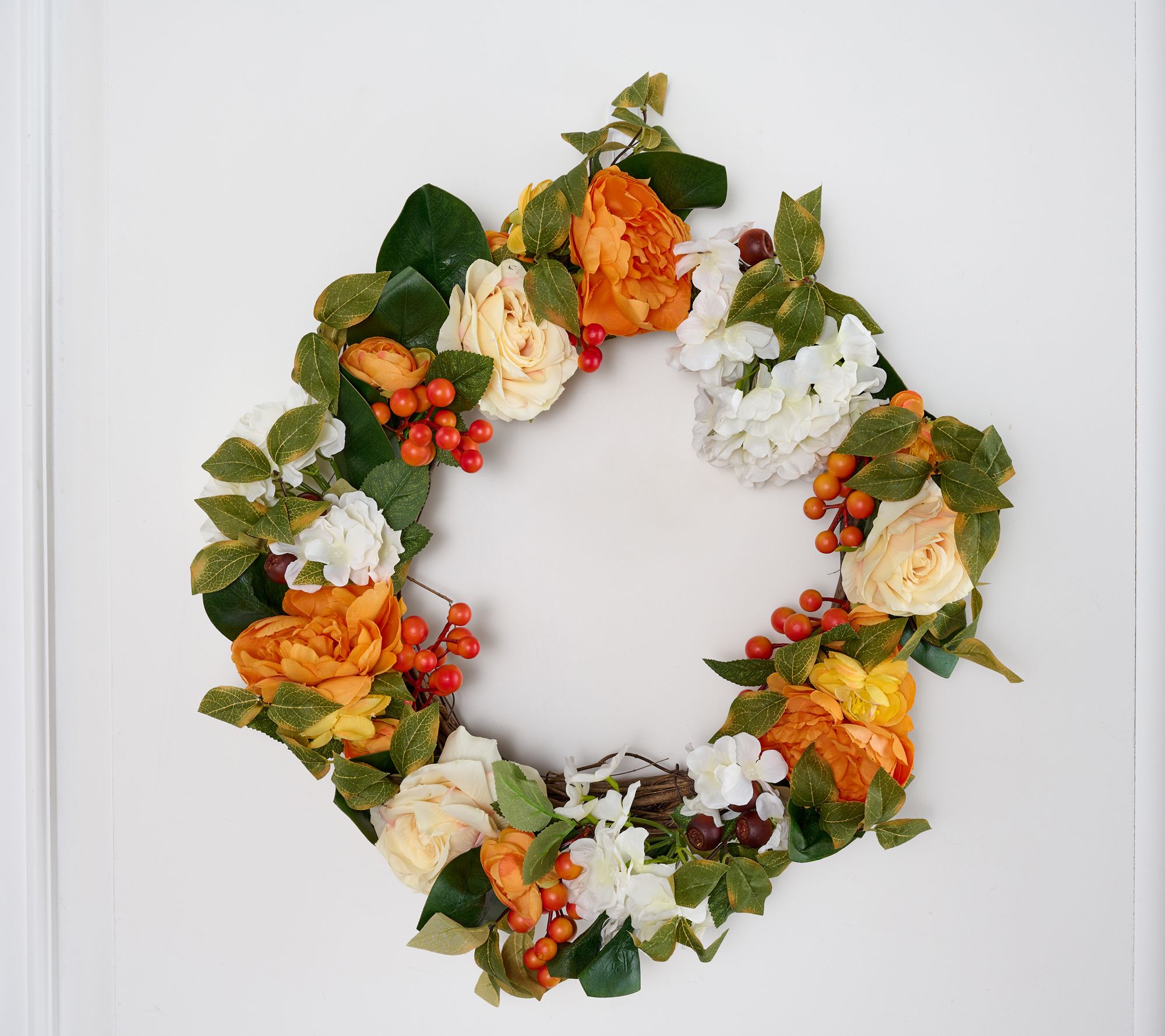 "As Is" Wicker Park 24" Harvest Wreath Collection