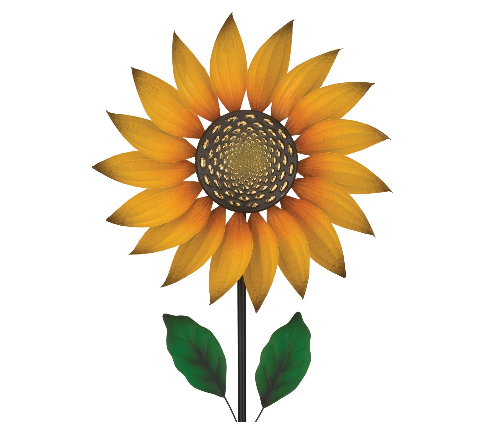 Regal Art & Gift Textured Flower Spinner Stake- Sunflower