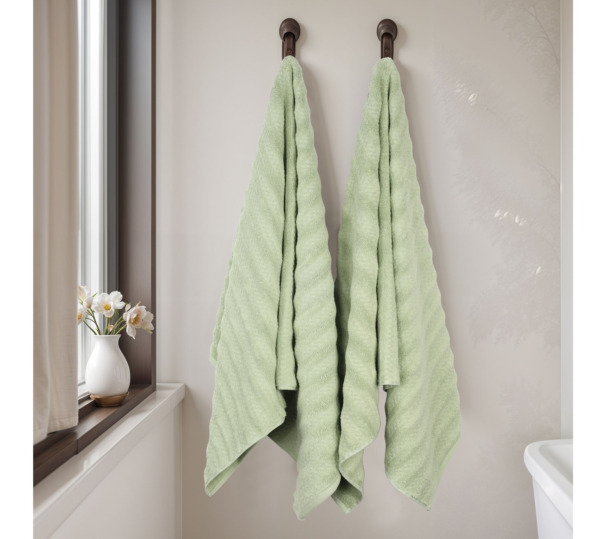 Superior 2 Piece Zuma Zero Twist Cotton Soft Bath Sheet Set