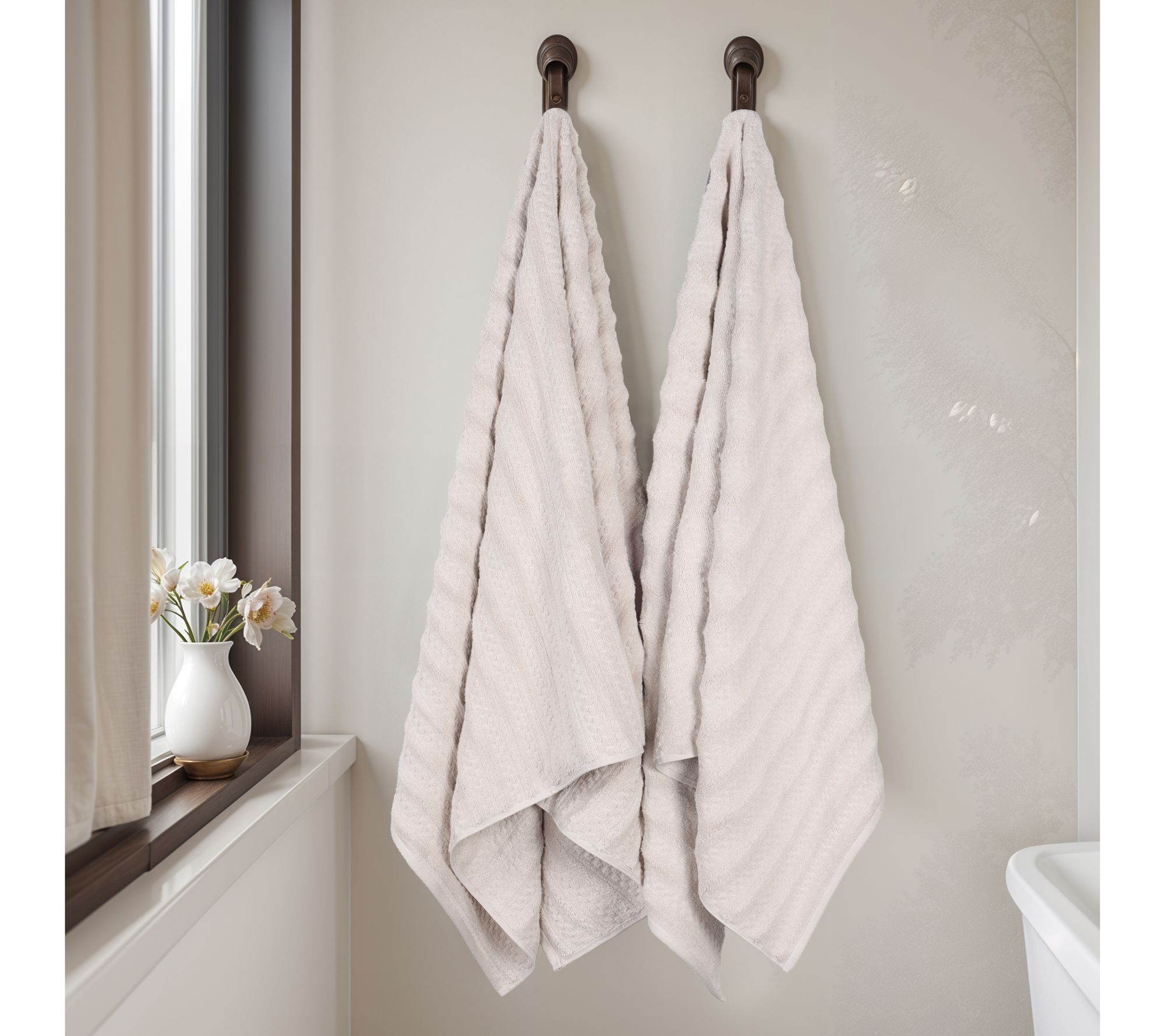 Superior 2 Piece Zuma Zero Twist Cotton Soft Bath Sheet Set