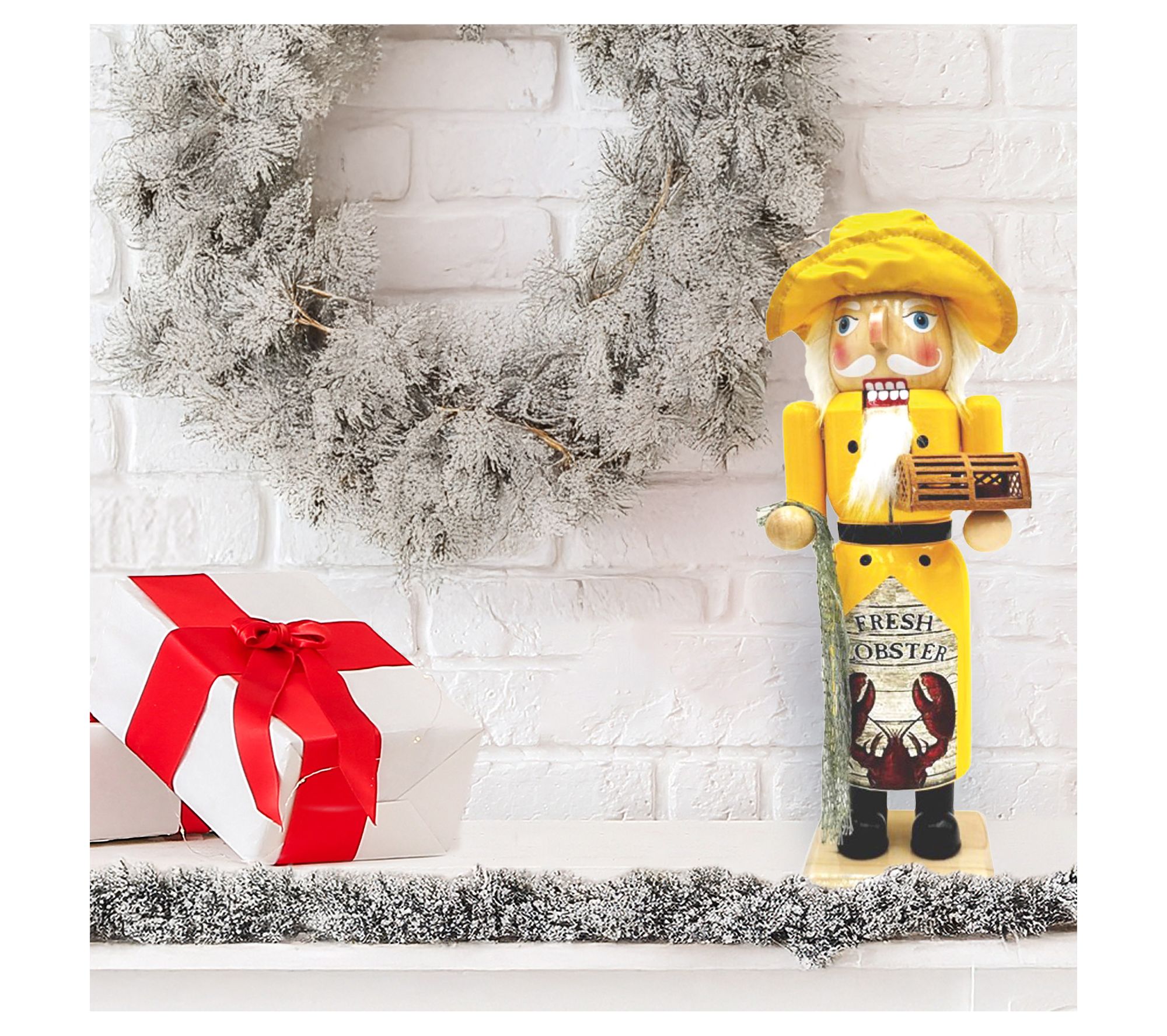 Santa's Workshop 14" Fresh Lobster Nutcracker