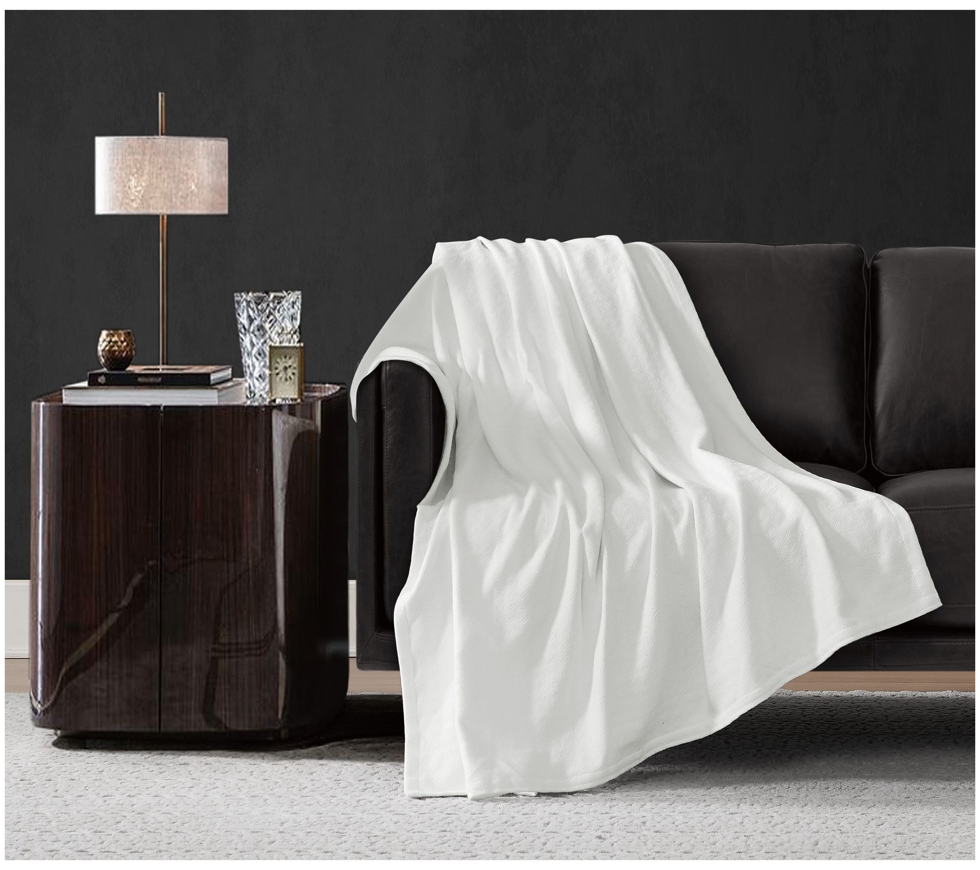 Vince Camuto Classic Cotton 50x60 Throw