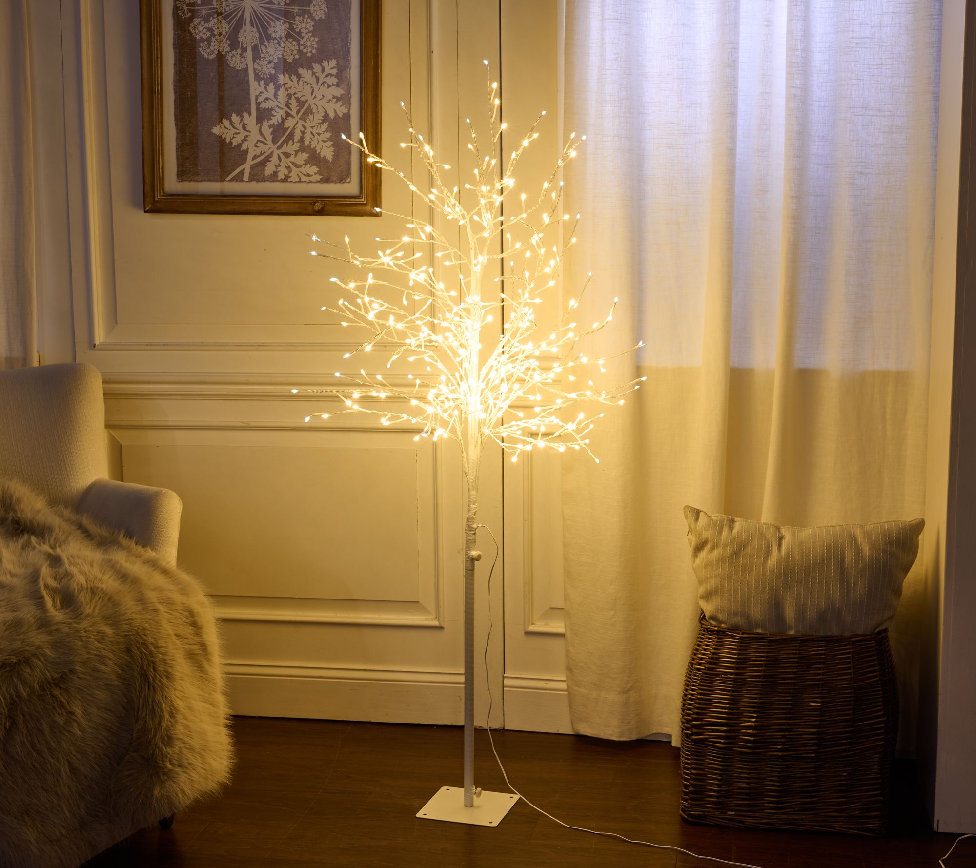 &#34;As Is&#34; Bethlehem Light Indoor/Outdoor Winter Sparkle 5&#39; Tree