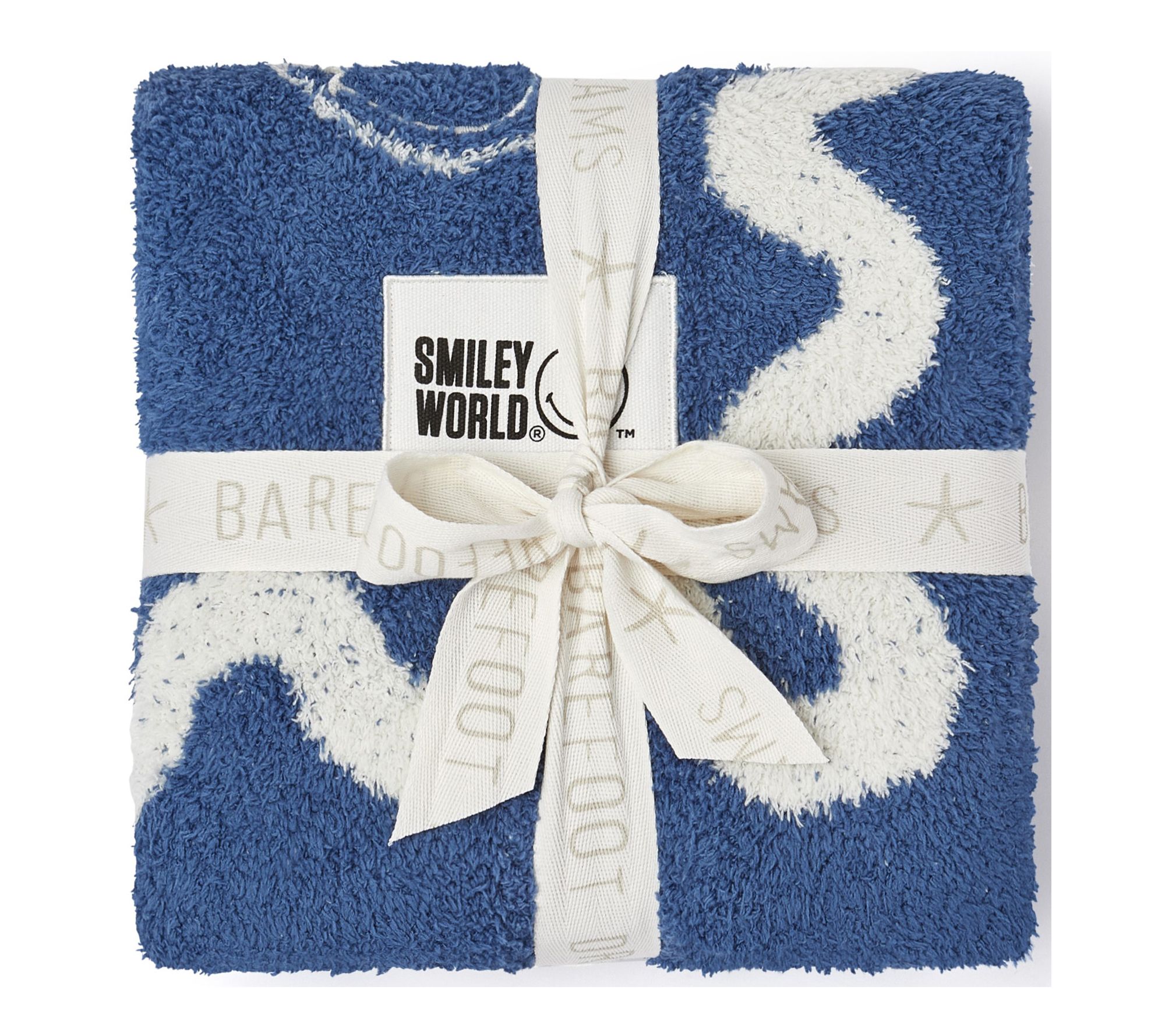 Barefoot Dreams CozyChic SmileyWorld Surf Stroller Blanket