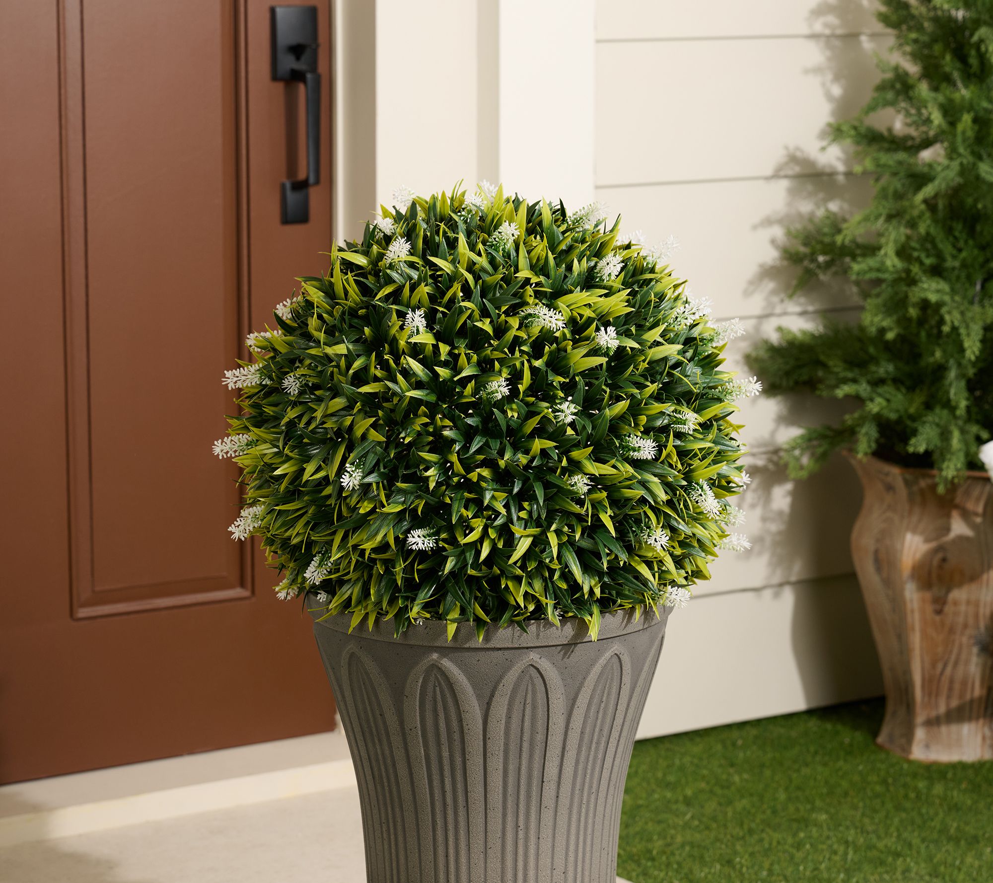 "As Is" Wicker Park 20" Oversized Indoor/Outdoor Faux Sphere