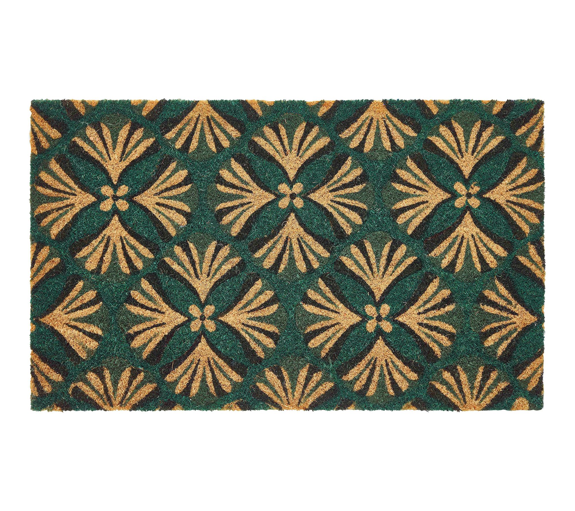 VCNY Home Tribal Finn Coir Doormat, 18" x 30"