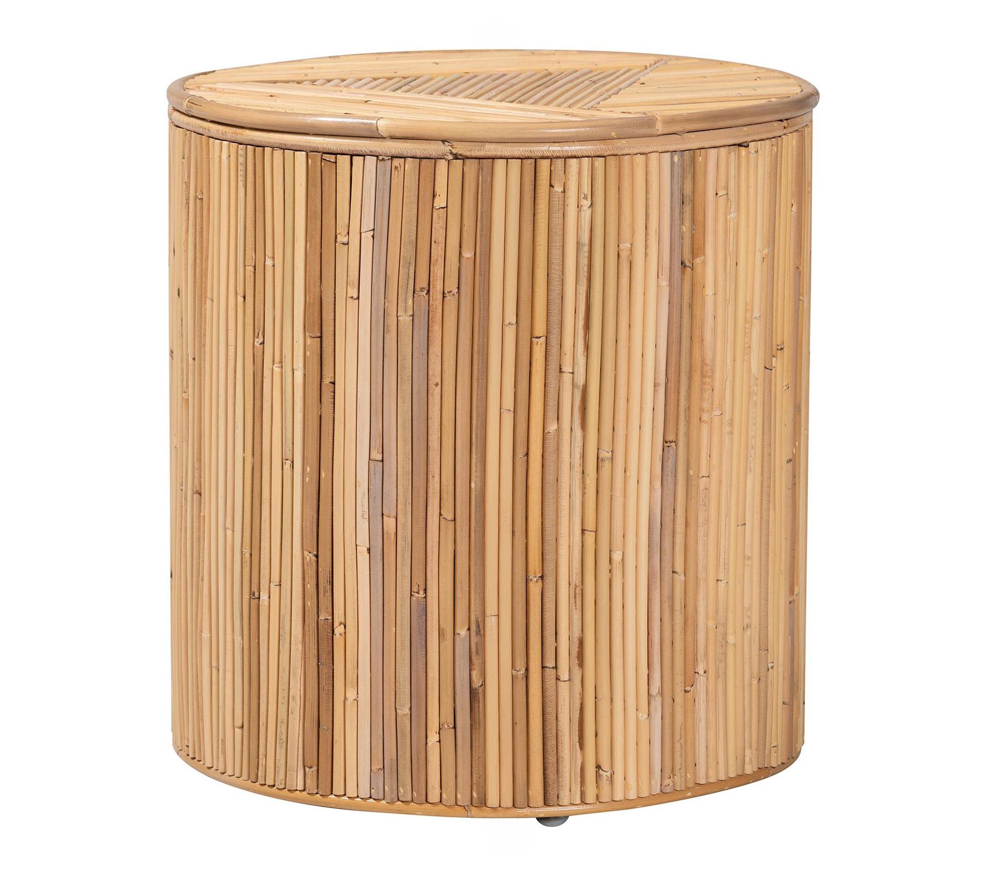 bali & pari Milagra Natural Rattan End Table