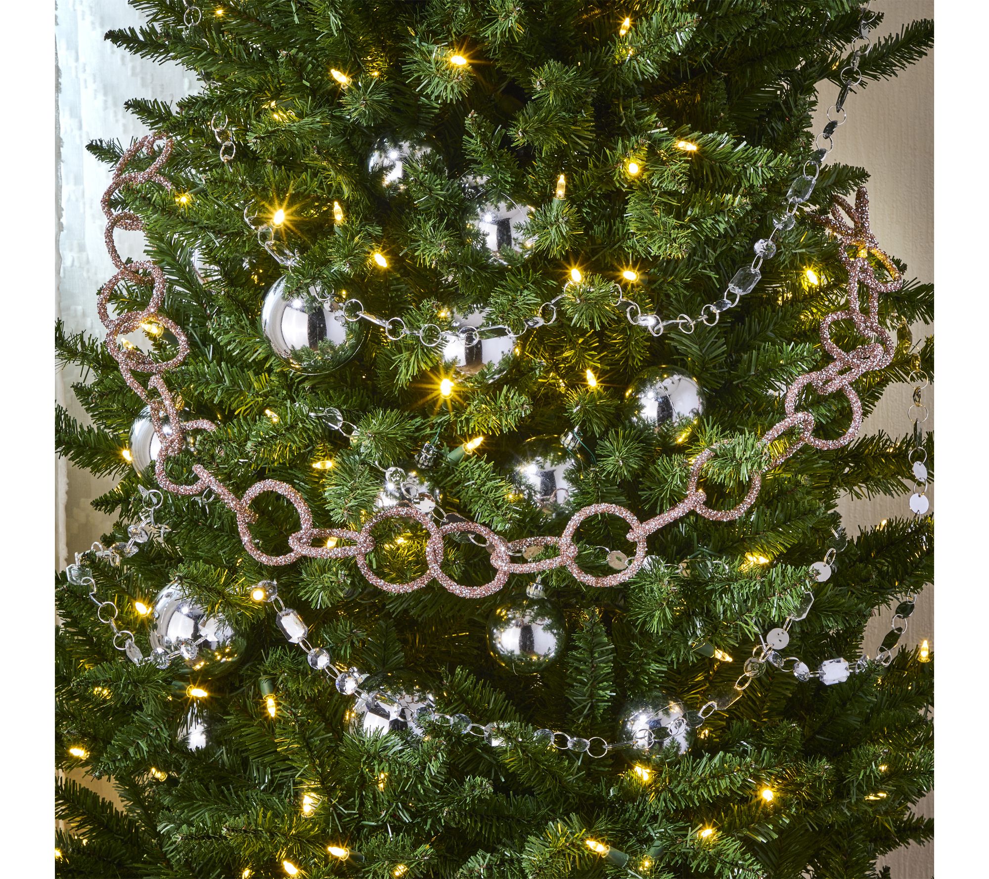 60" Metallic Loop Garland by Valerie