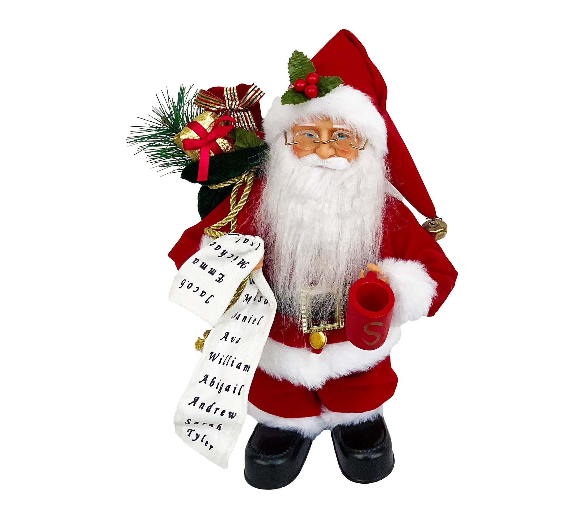Santa's Workshop 12" Musical Holly Jolly Santa