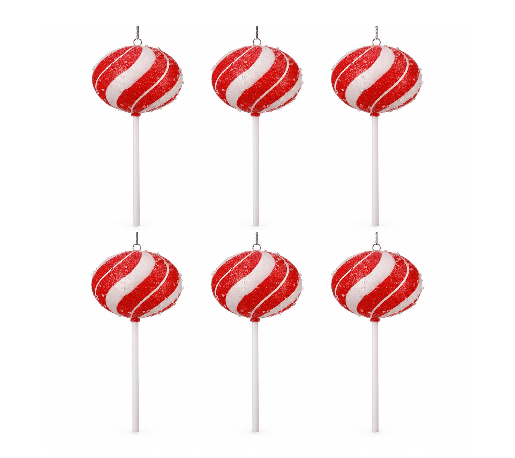 RC Home Decor -12" Peppermint Lollipop Shatterproof Ornament