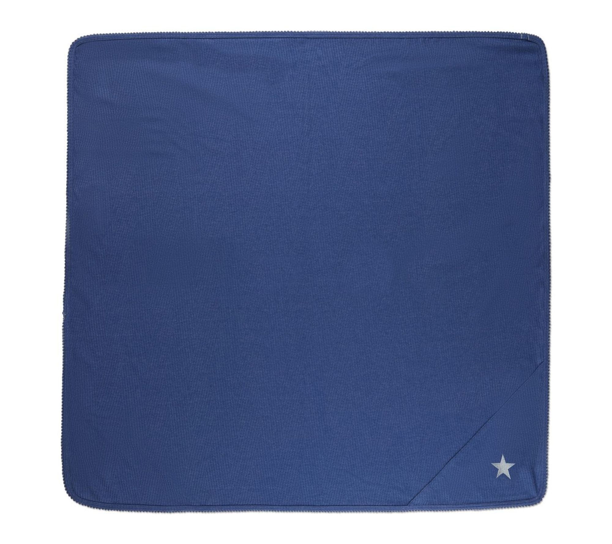 MiniMoi Star Embroidered Textured Blanket
