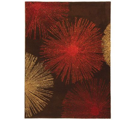 Soho 8'3" x 11' Abstract Handtufted Wool/Viscose Blend Rug