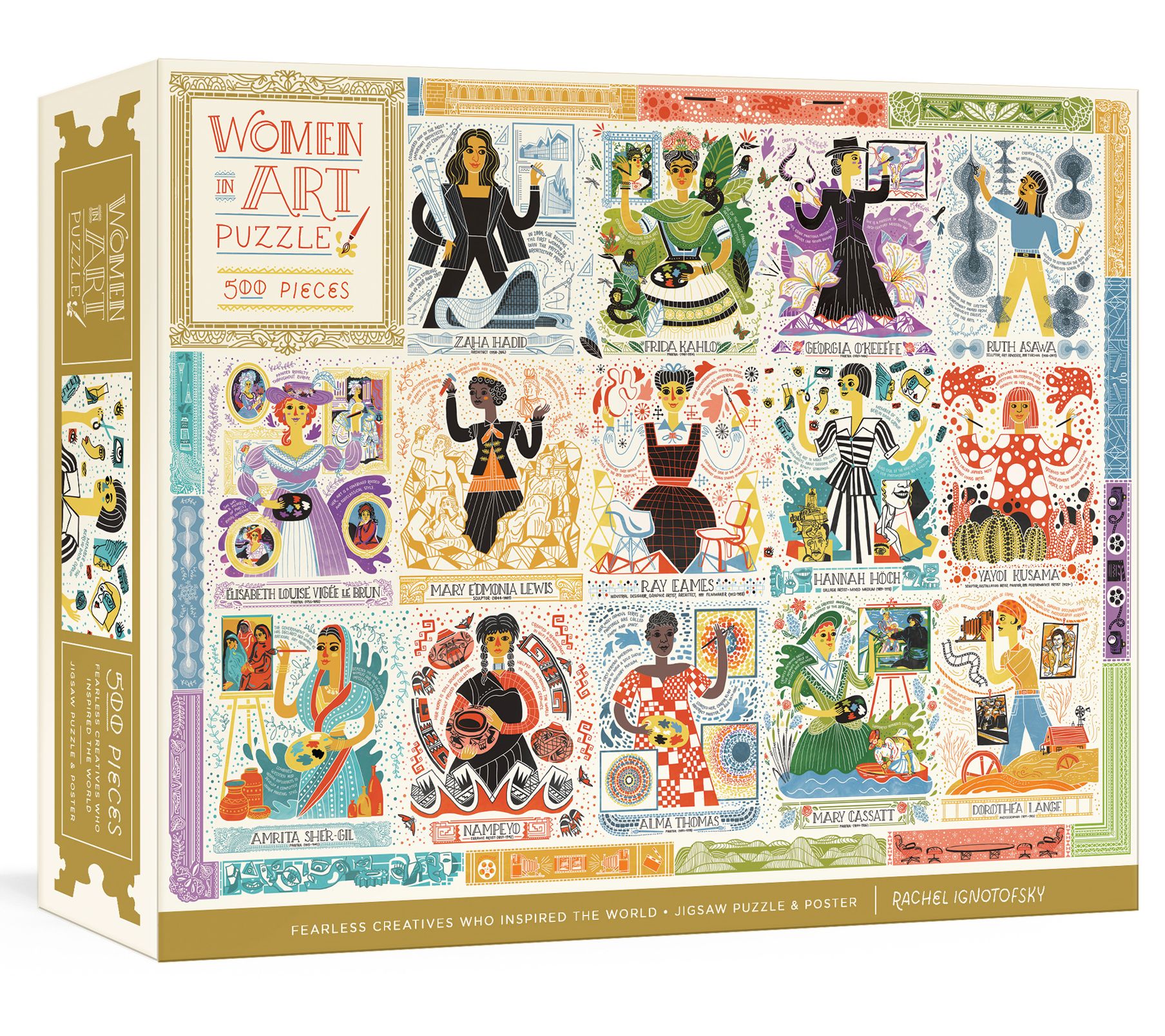 Women in Art Puzzle by Rachel Ignotofsky