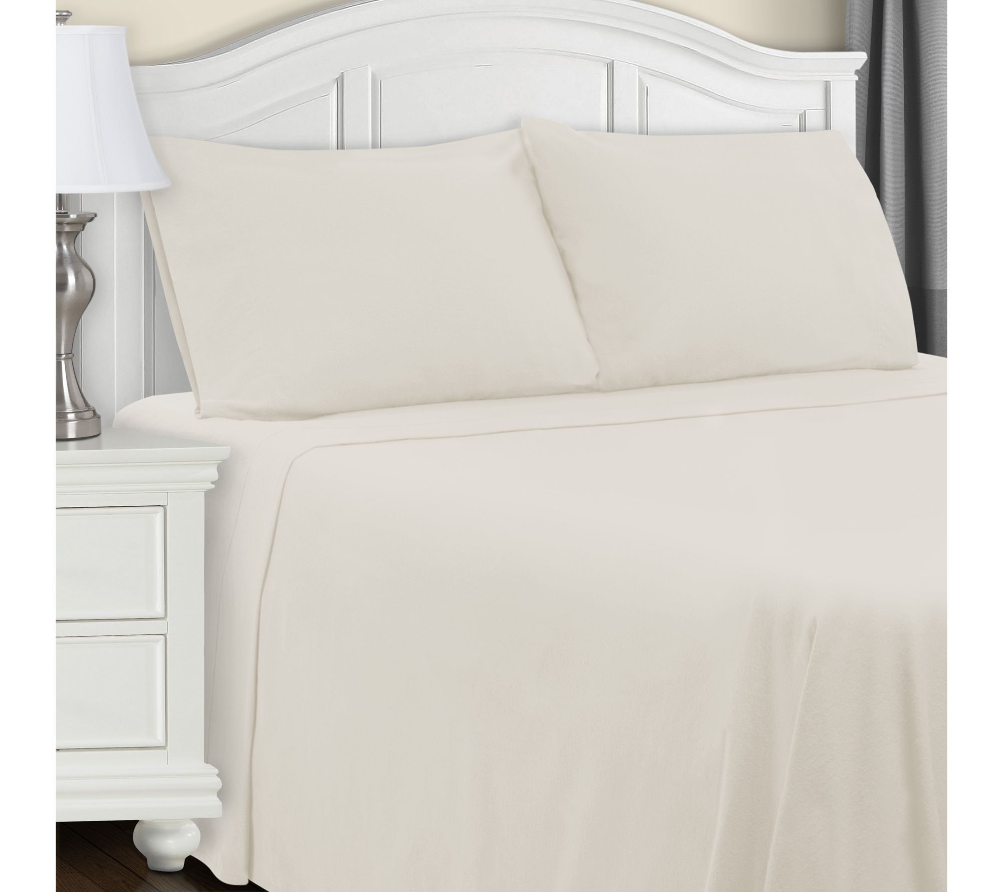 Superior Cotton Solid Deep Pocket 3 Piece SheetSet, Full