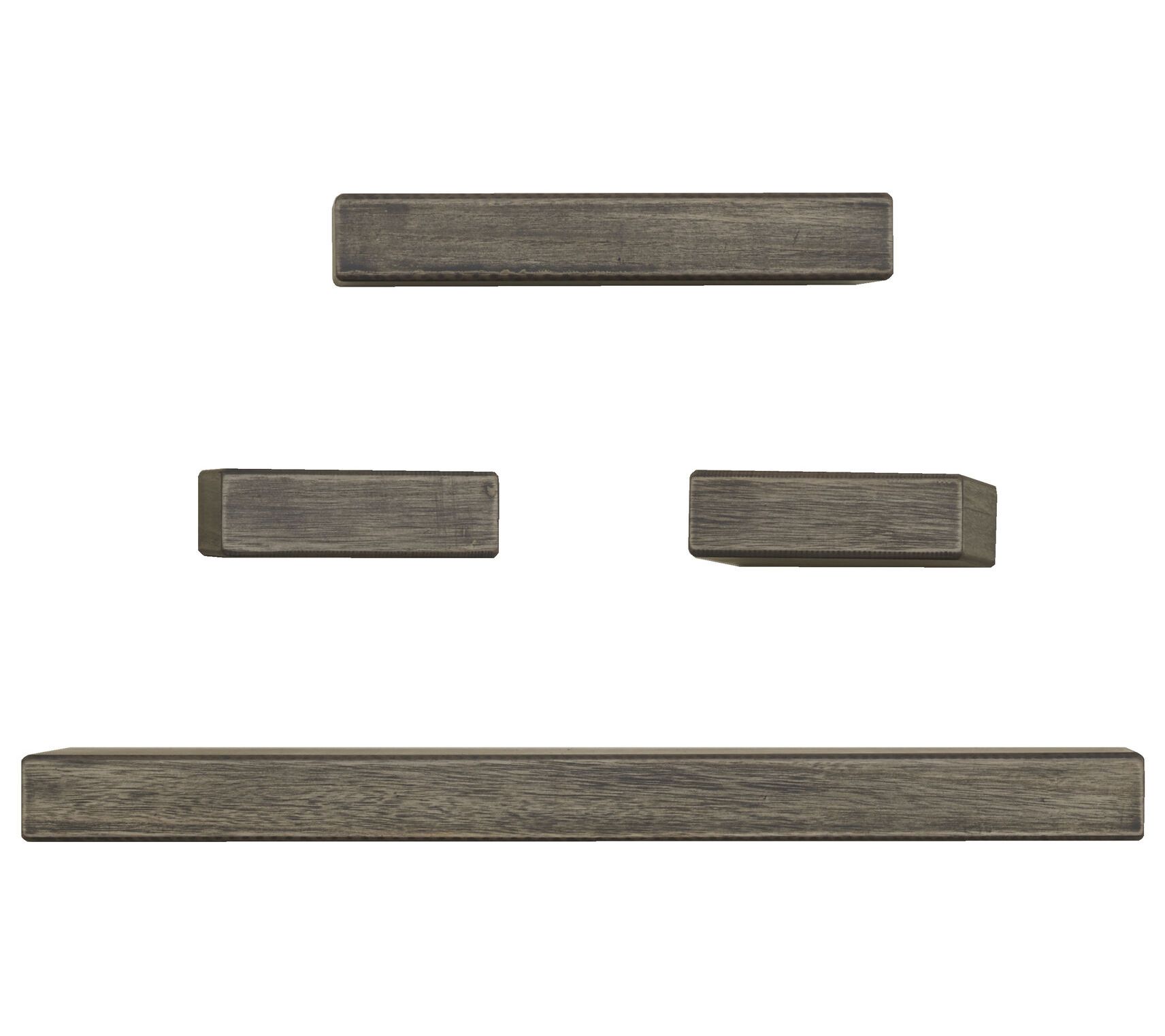 Melannco Set of 4 Chunky Shelves