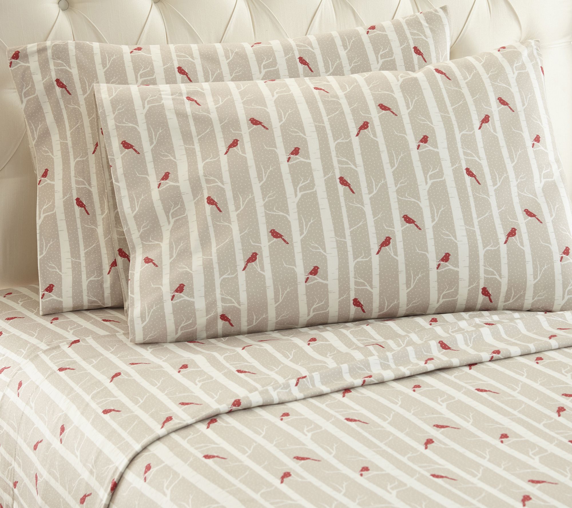 Shavel Micro Flannel Printed King Sheet Set