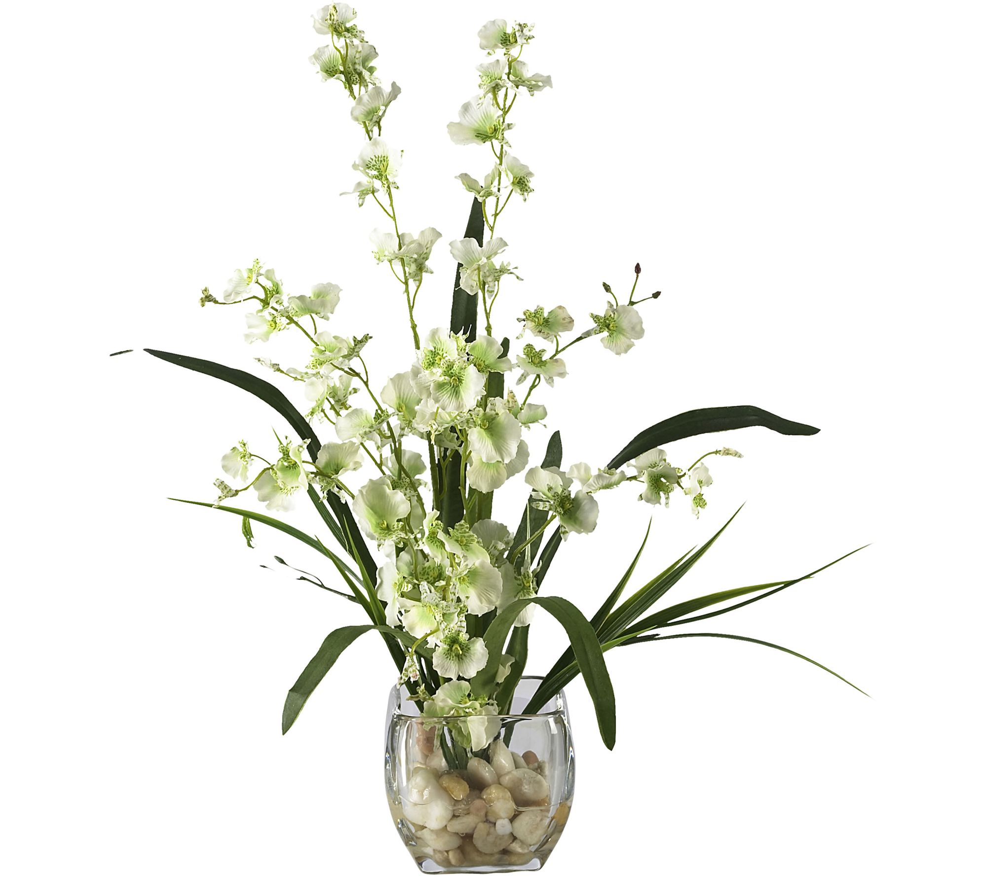 19" Orchid Silk Flower Arrangement by Nearly Natural