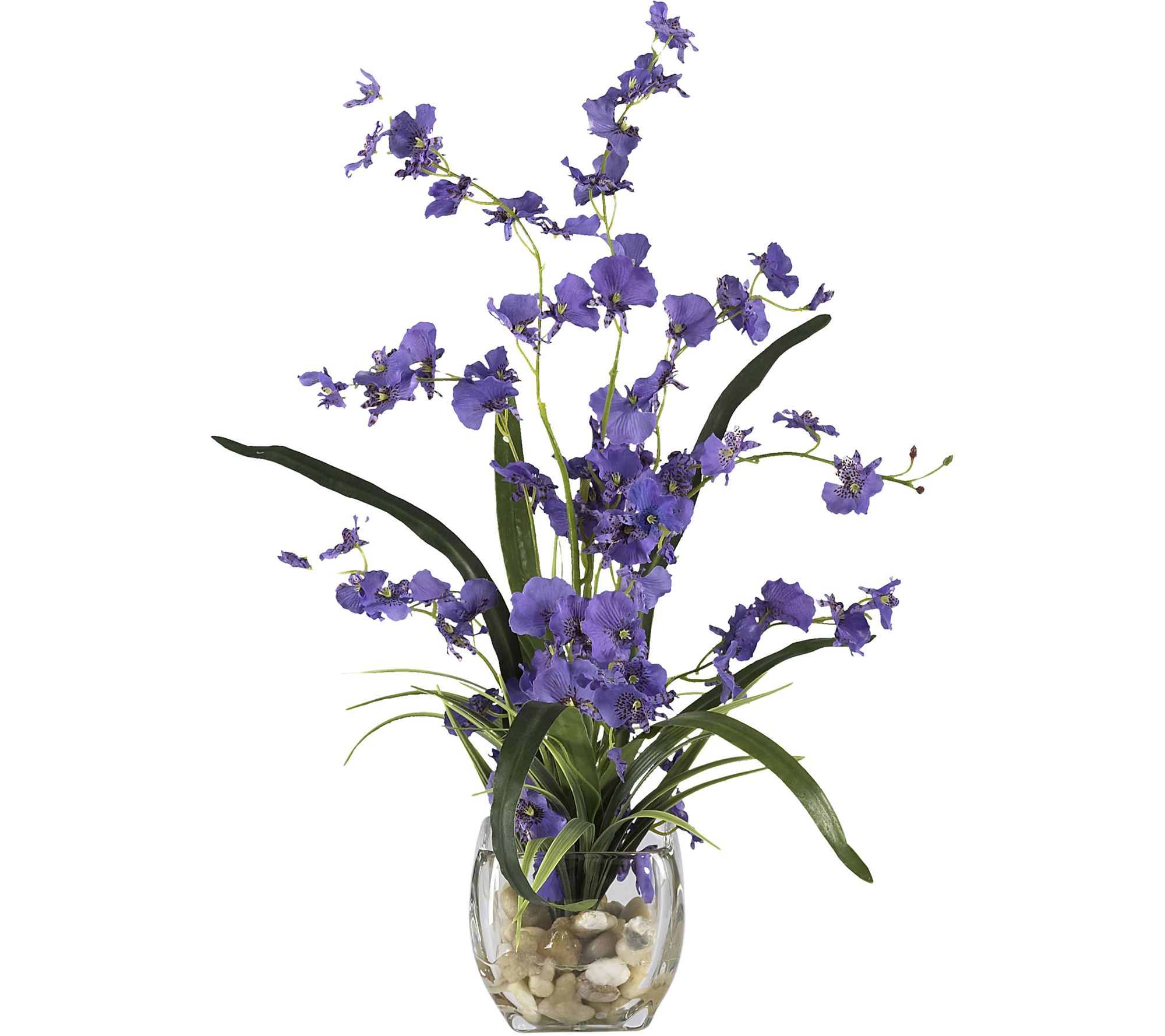 19" Orchid Silk Flower Arrangement by Nearly Natural