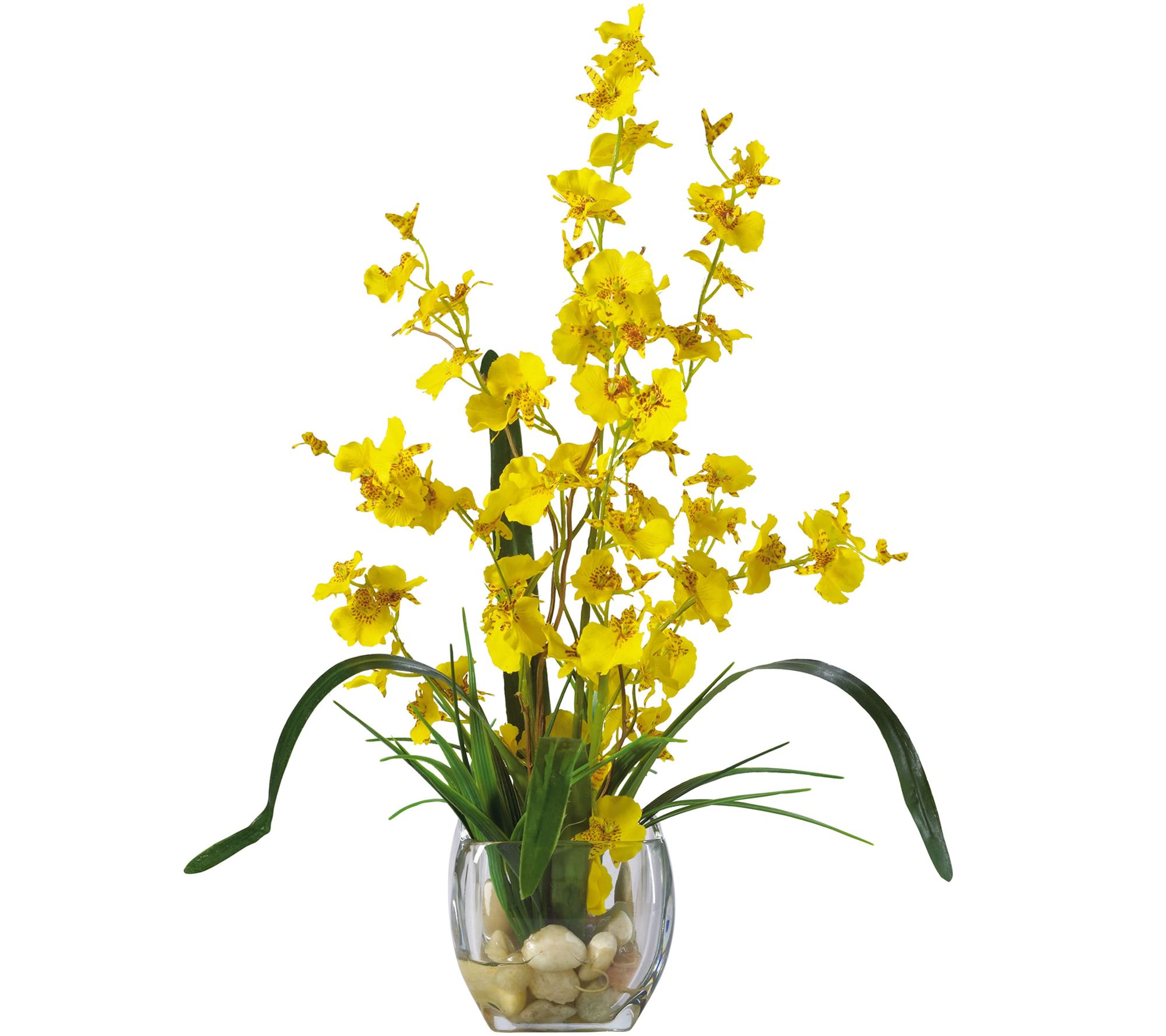 19" Orchid Silk Flower Arrangement by Nearly Natural