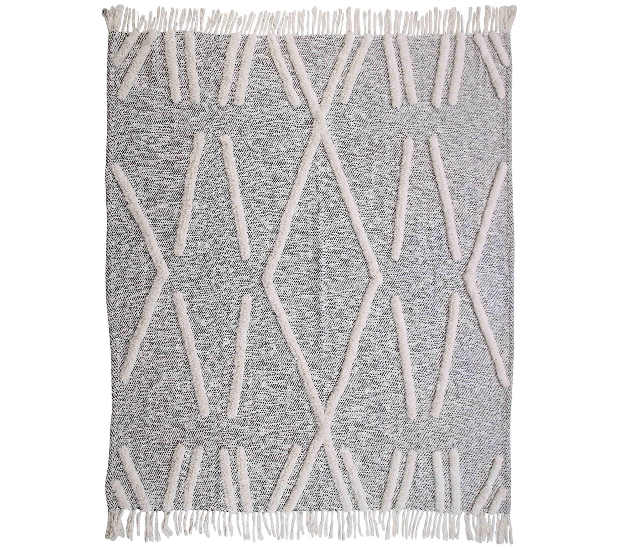 Ox Bay Crossing Lines Throw Blanket