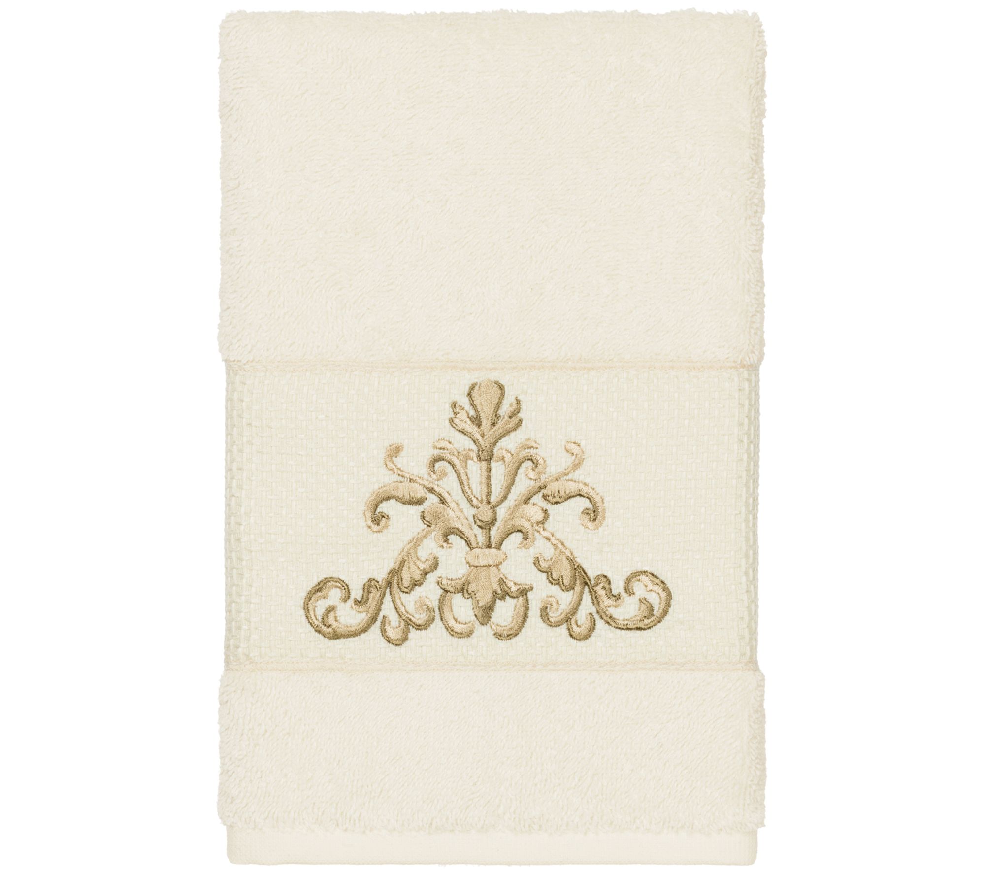 Linum Home Textiles Scarlet Embellished Hand Towel