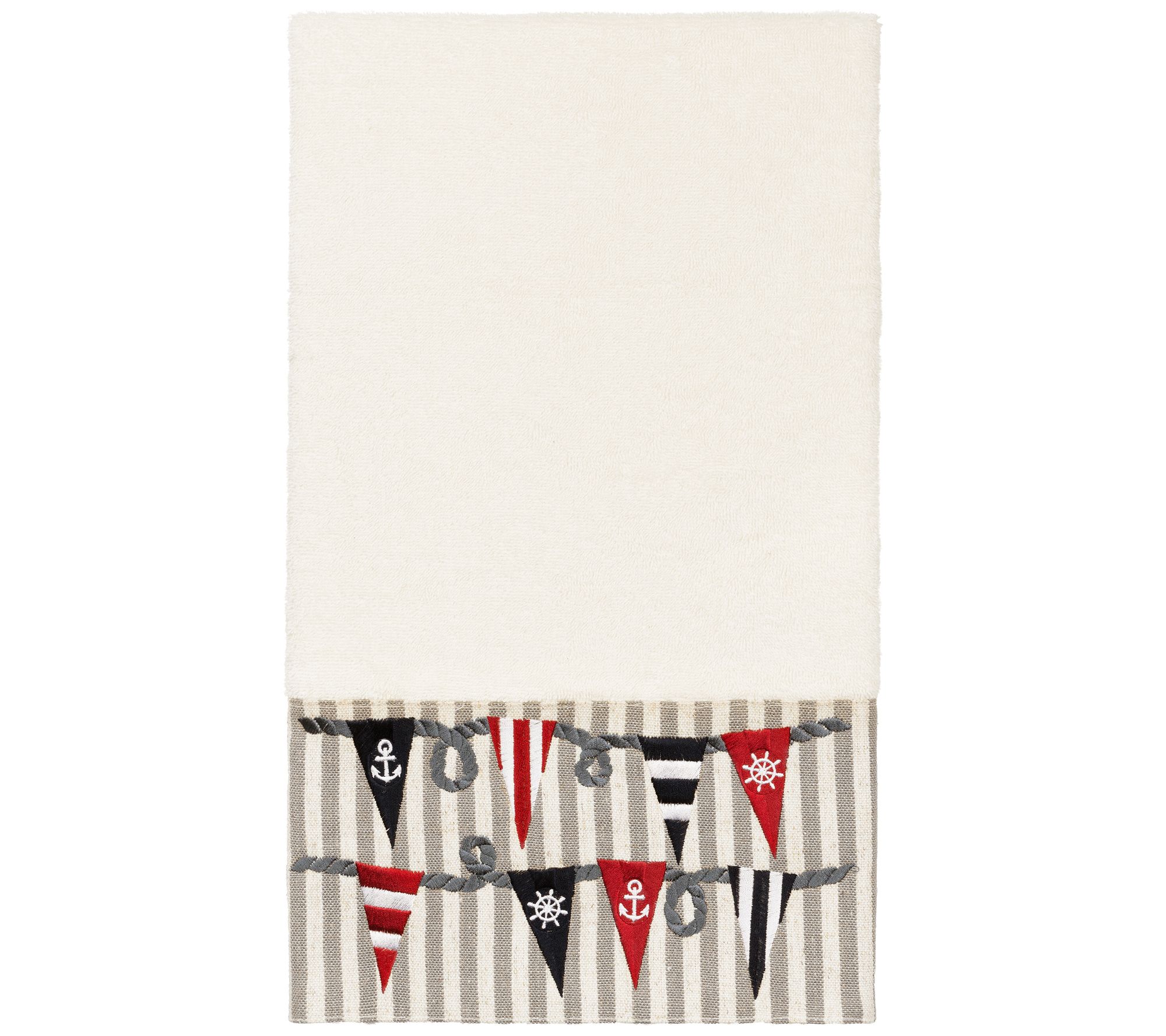 Linum Home Textiles Ethan Embellished Bath Towel