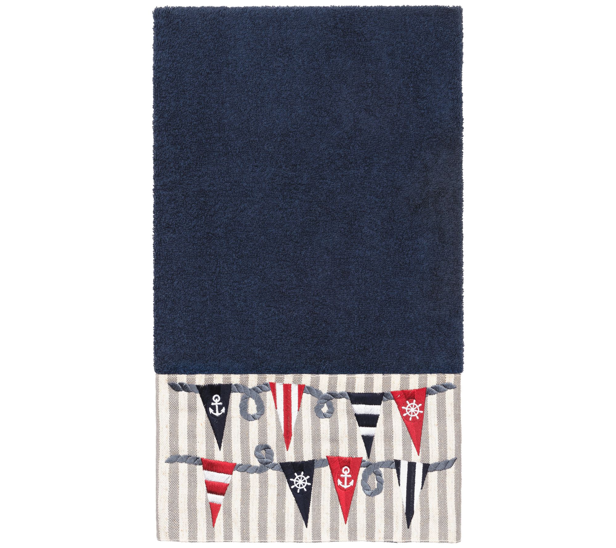Linum Home Textiles Ethan Embellished Bath Towel