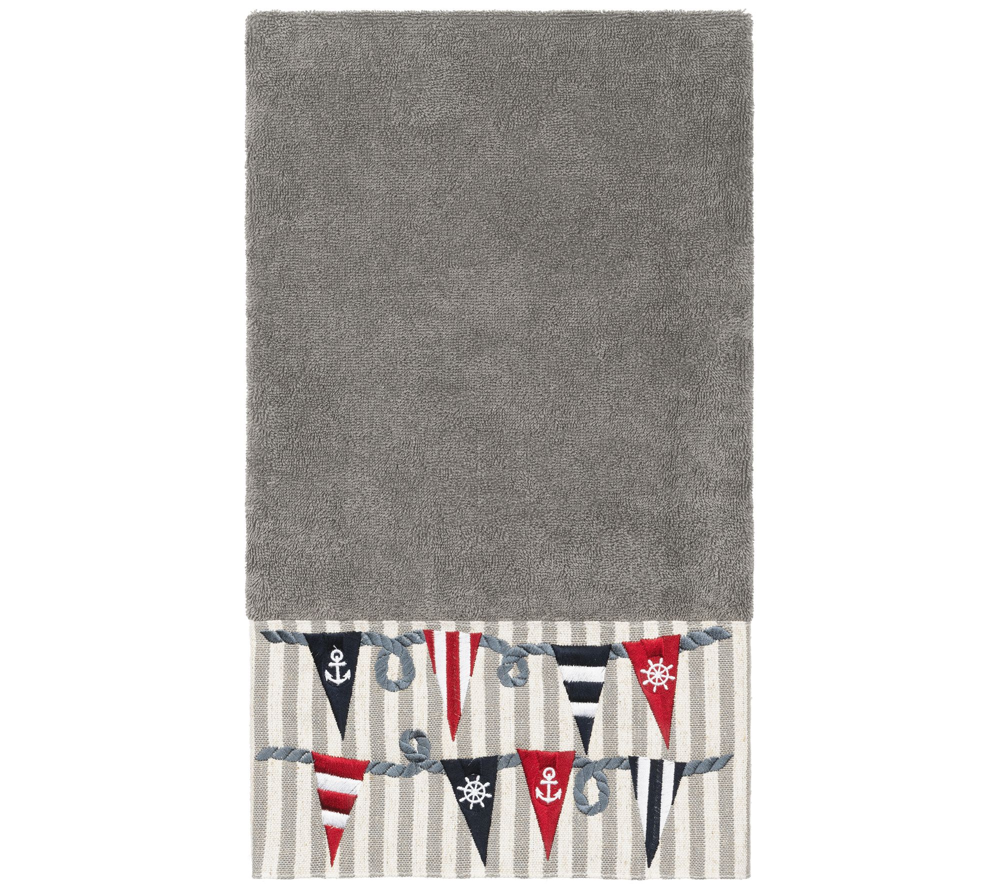 Linum Home Textiles Ethan Embellished Bath Towel