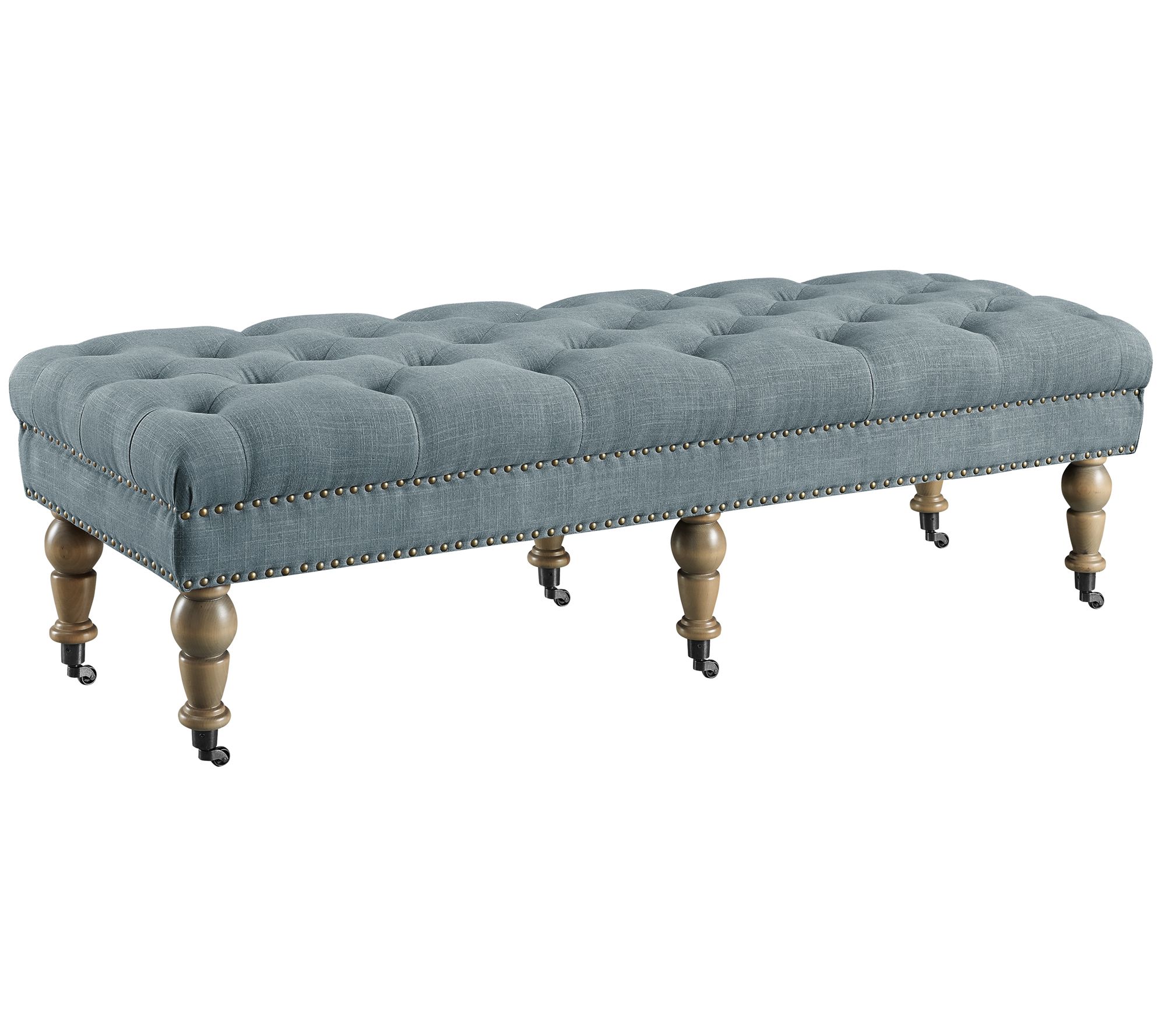Linon Home Decor Eva 62 Inch Stylish Upholestered Bench Seat