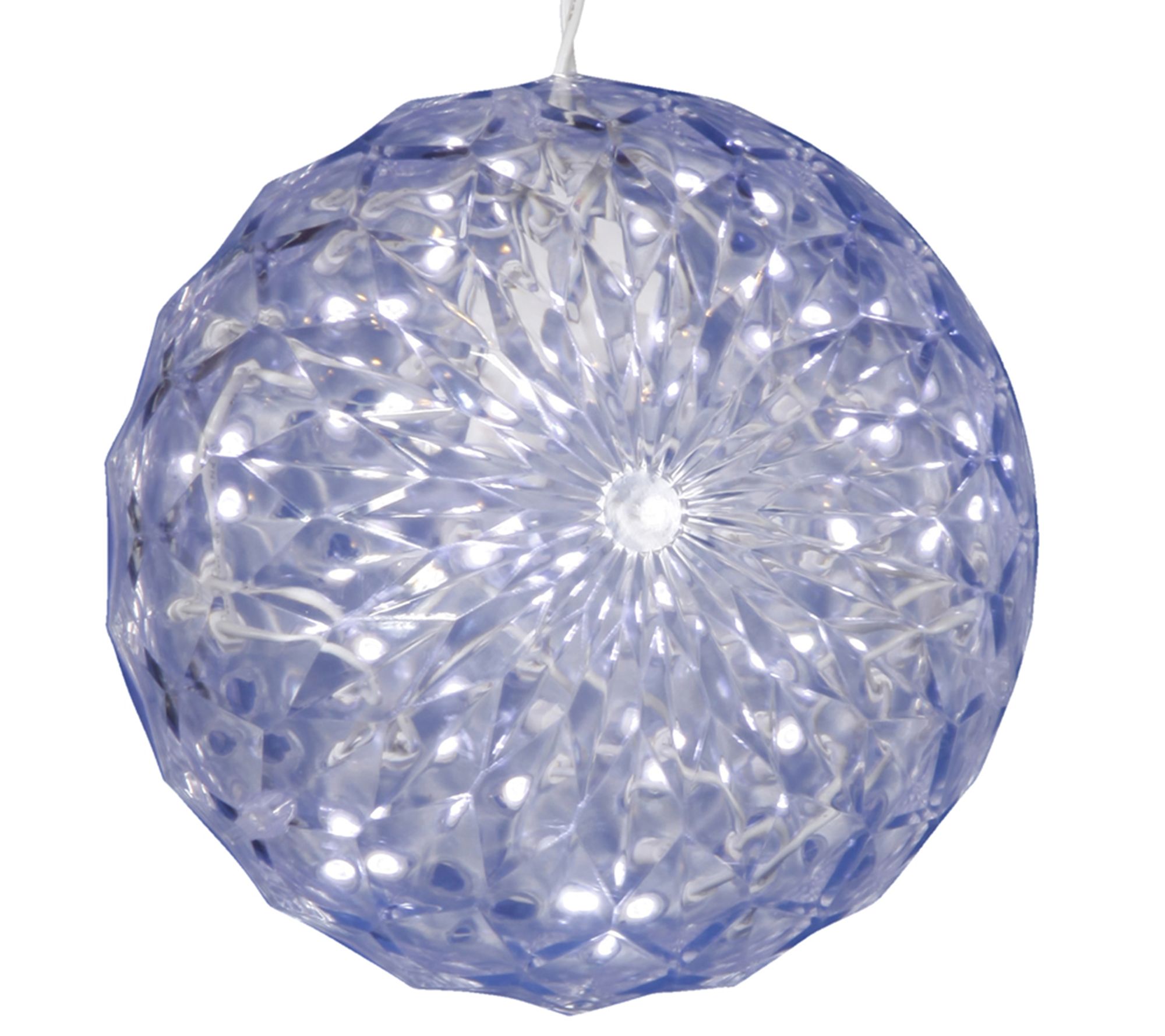 Vickerman 6" Crystal Ball Christmas Ornament w/0 LED Lights